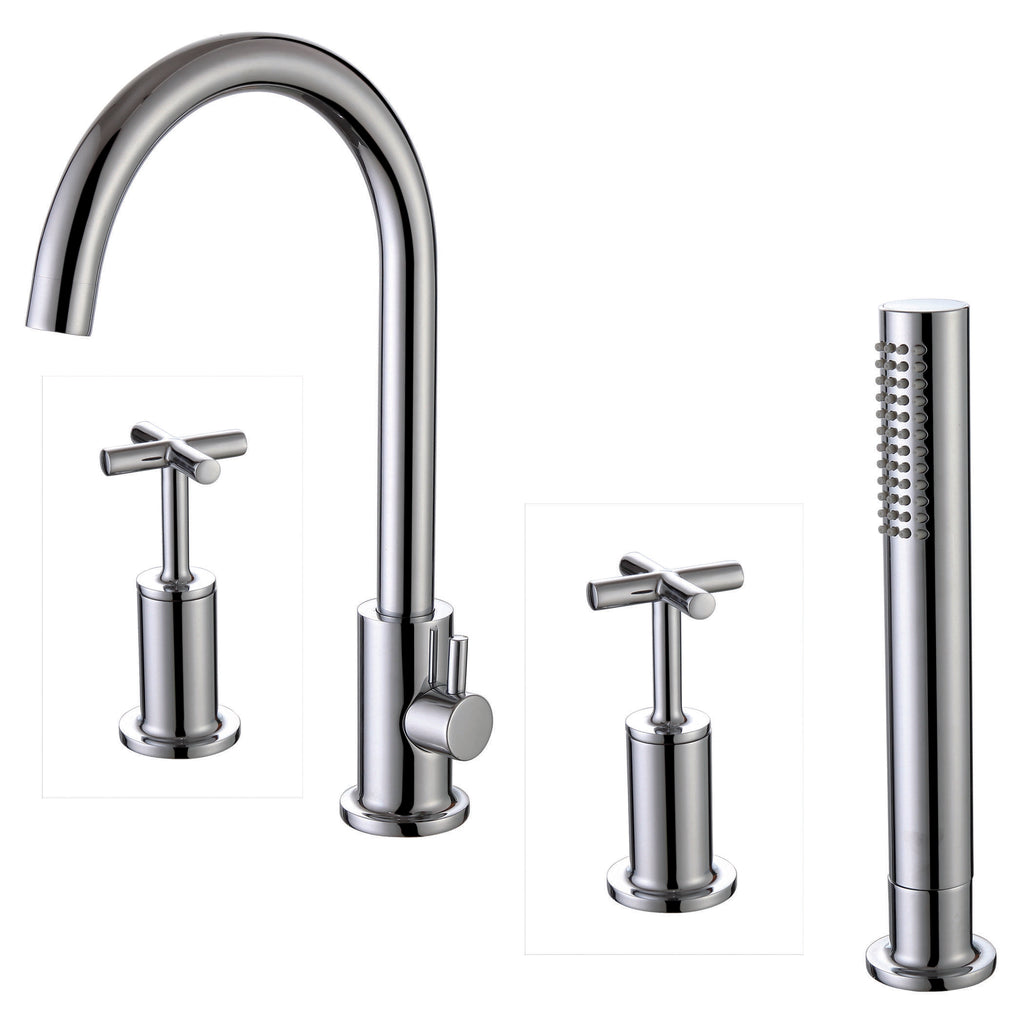 Chrome kitchen tap with side-mounted lever handle and built-in filter, modern bathroom fixtures, high-quality bathroom plumbing accessories, waterproof and durable design for residential bathrooms.