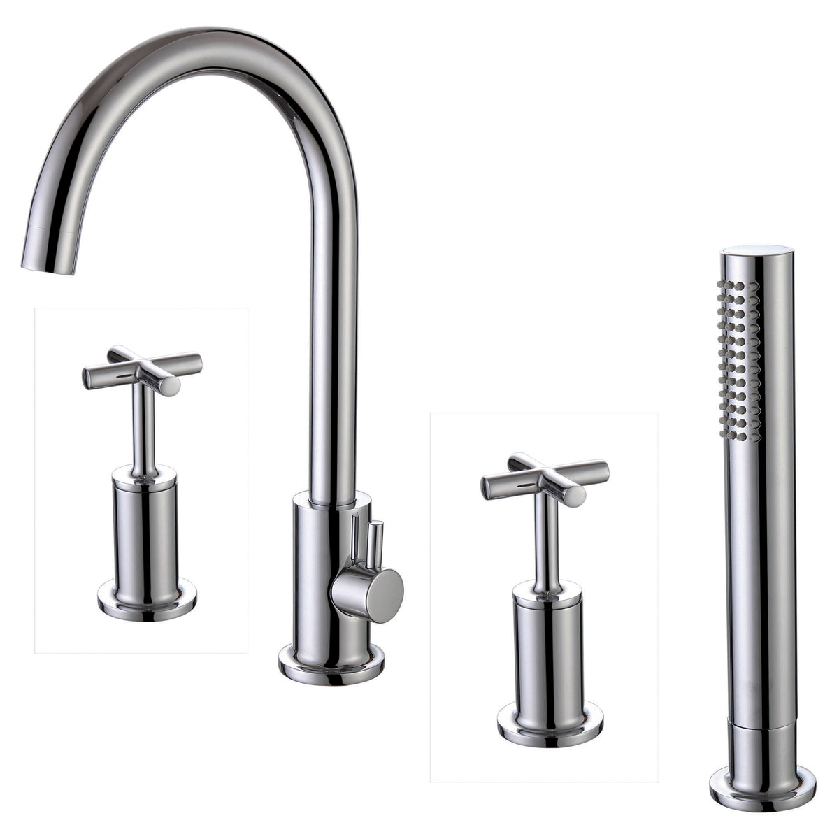 Chrome kitchen tap with side-mounted lever handle and built-in filter, modern bathroom fixtures, high-quality bathroom plumbing accessories, waterproof and durable design for residential bathrooms.