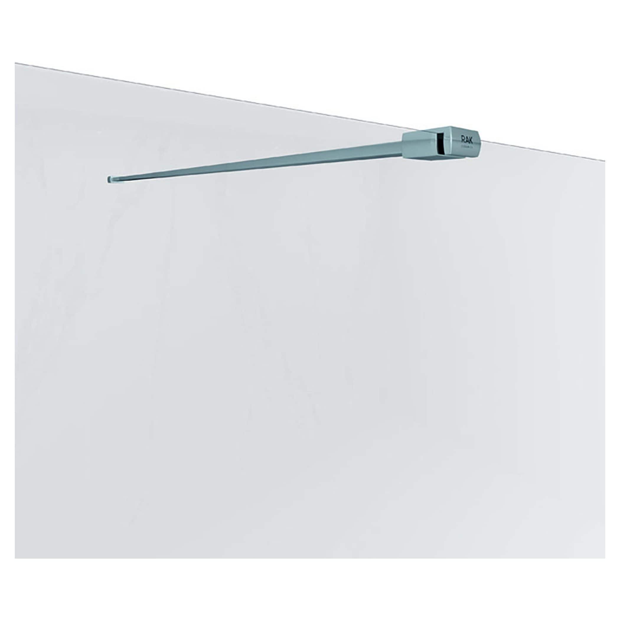 Removable bathroom shower rail with sleek modern design for elegant bathroom decor and space-saving shower organisation. Suitable for various bathroom layouts, ensuring durability and seamless installation.