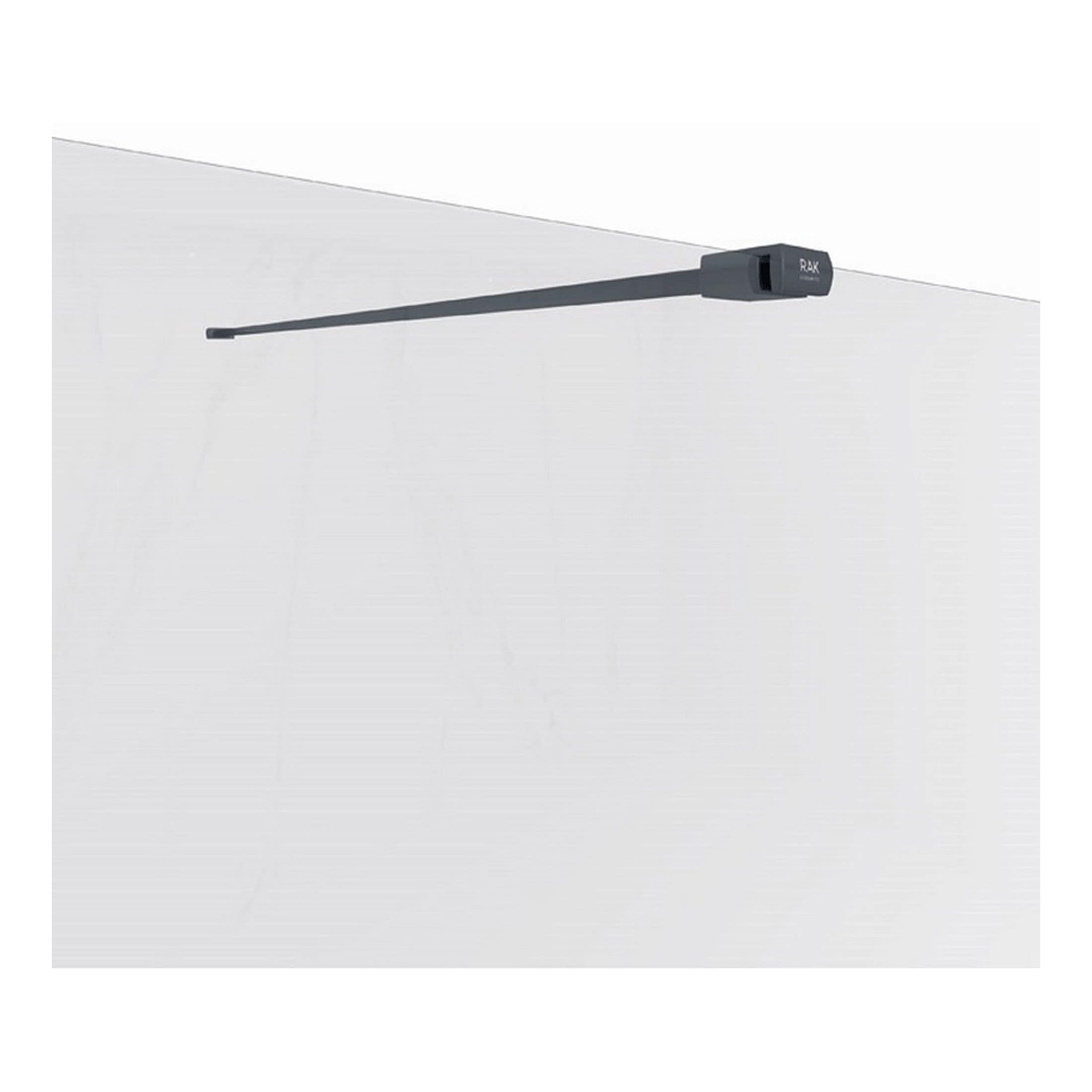 Adjustable shower rail with sleek black finish, ideal for modern bathroom bathrooms, accessories, and shower installations. Durable and minimalist design from Bubly Bathrooms UK.