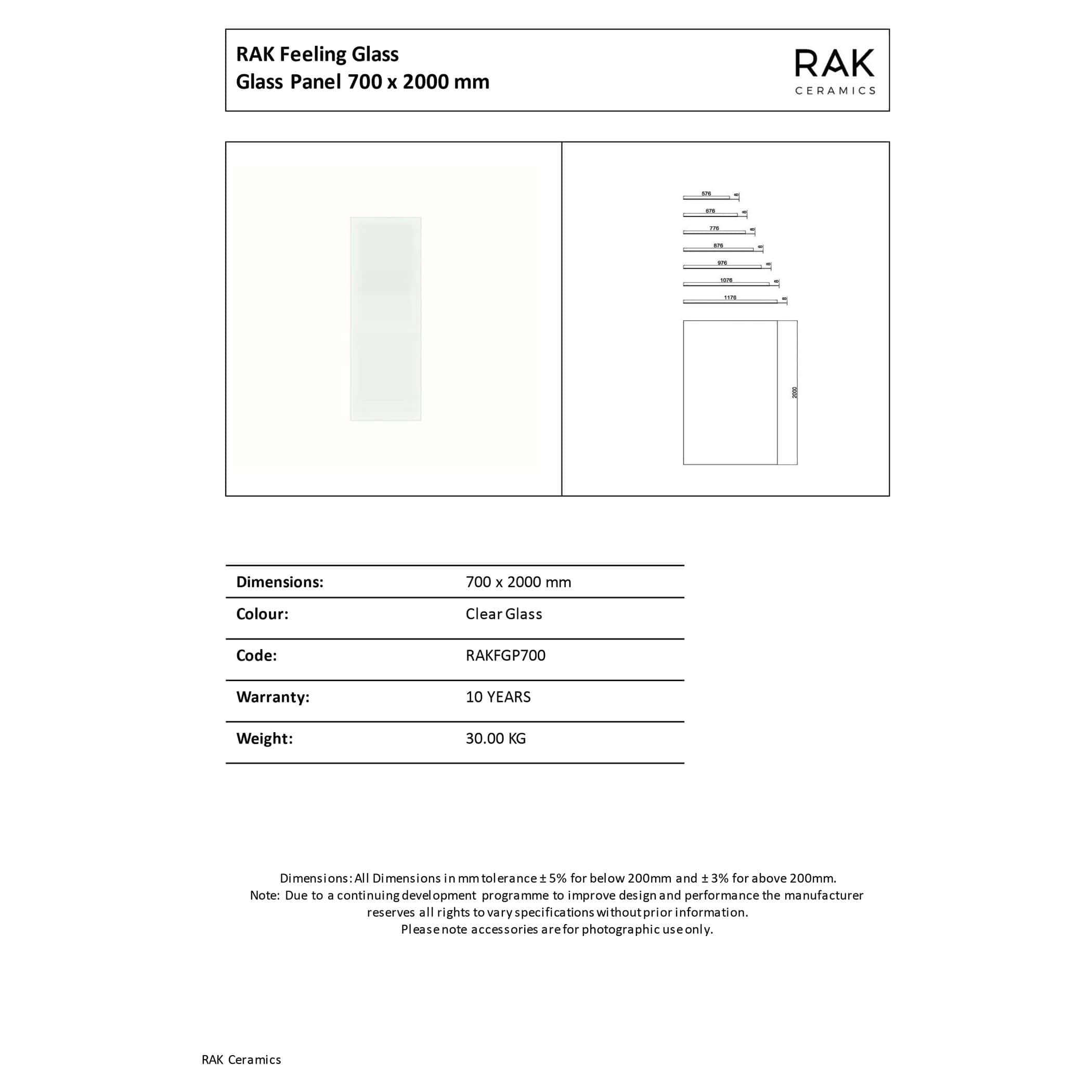 Sleek clear glass bathroom panel with precise dimensions, perfect for modern shower enclosures and bath screens. Crafted from durable, high-quality glass to enhance your bathroom aesthetics.