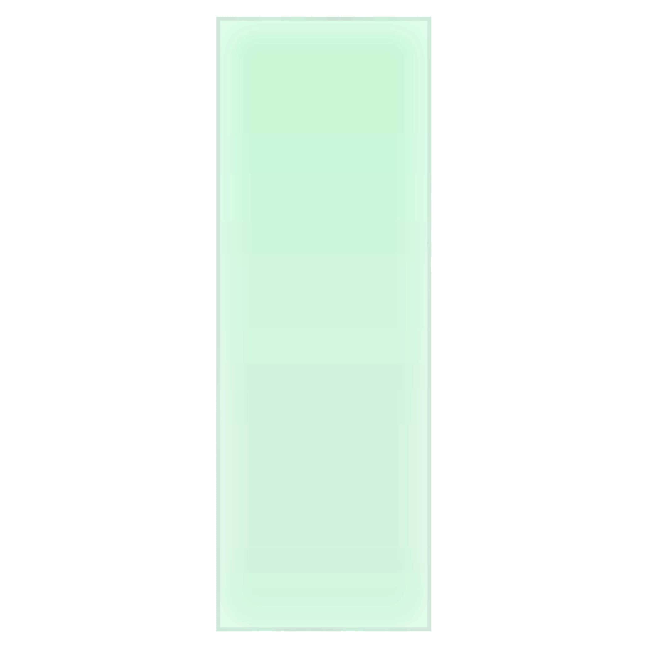 Bright green frosted glass shower screen with chrome hinges, designed for modern bathrooms to add a sleek, stylish touch. Perfect for creating a contemporary bathroom shower enclosure.