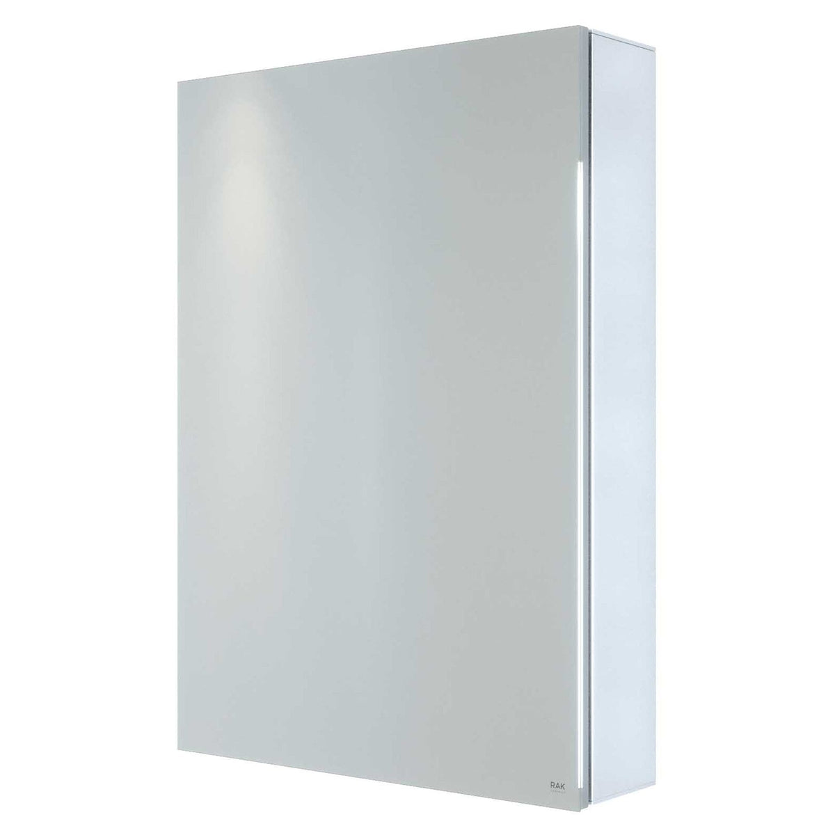 Sleek white bathroom mirror cabinet with minimalist design, ideal for modern bathrooms, providing storage and style.