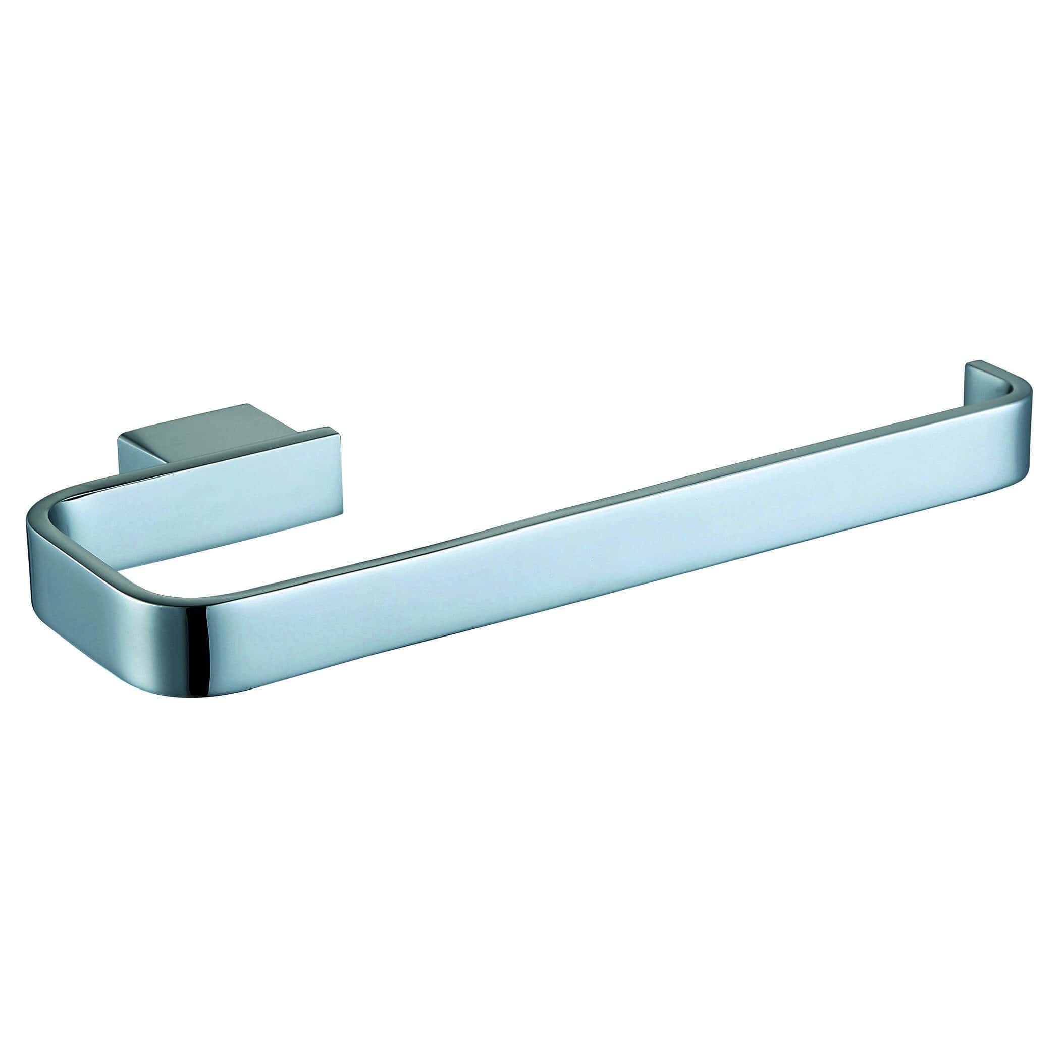 Sleek chrome bathroom handrail with modern design for safety and style. Ideal for assistive support and enhancing bathroom aesthetics. Durable, high-quality finish suitable for contemporary bathrooms.