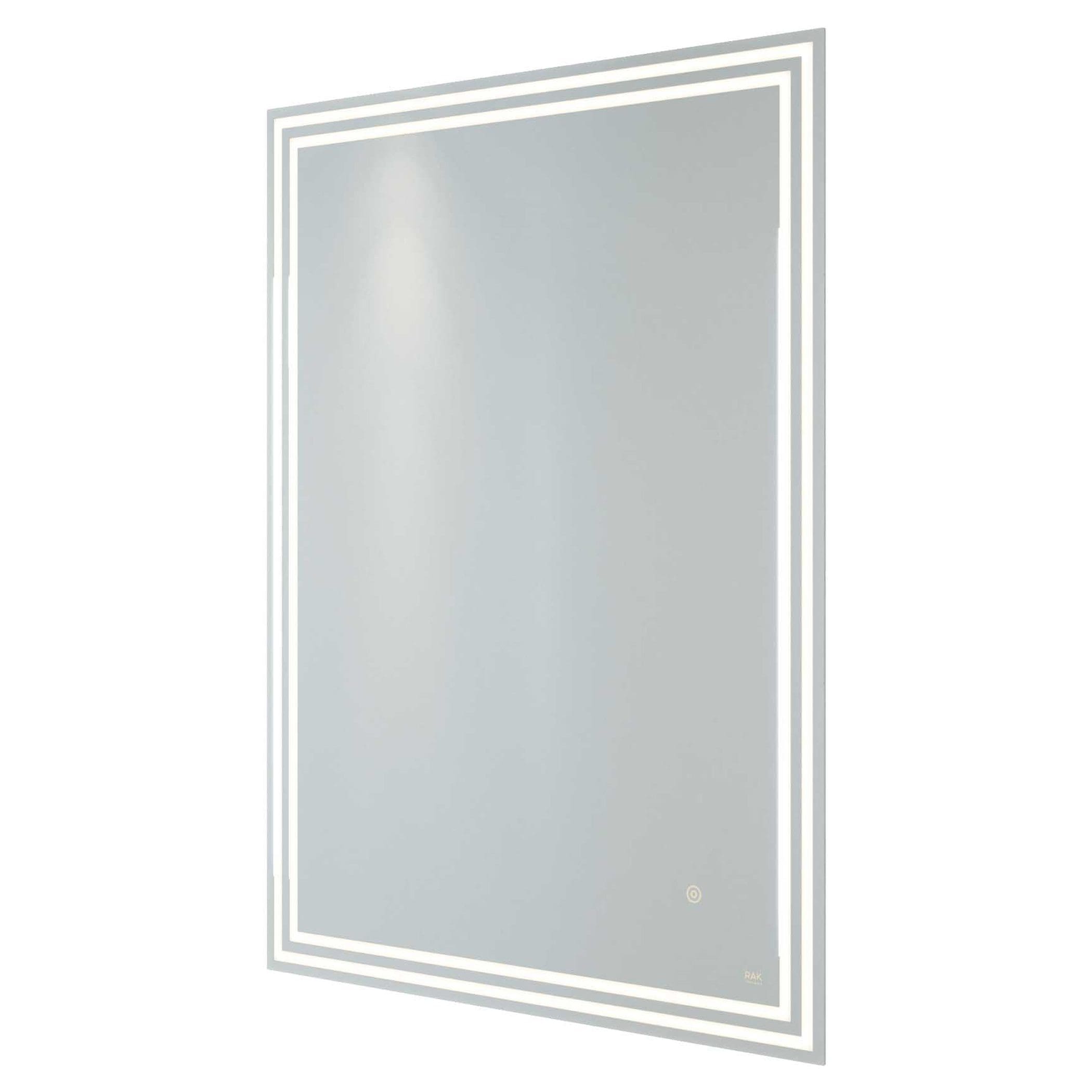 High-quality illuminated bathroom mirror with LED lighting, ideal for modern bathrooms, offers excellent visibility and contemporary style, perfect for grooming and skincare routines.