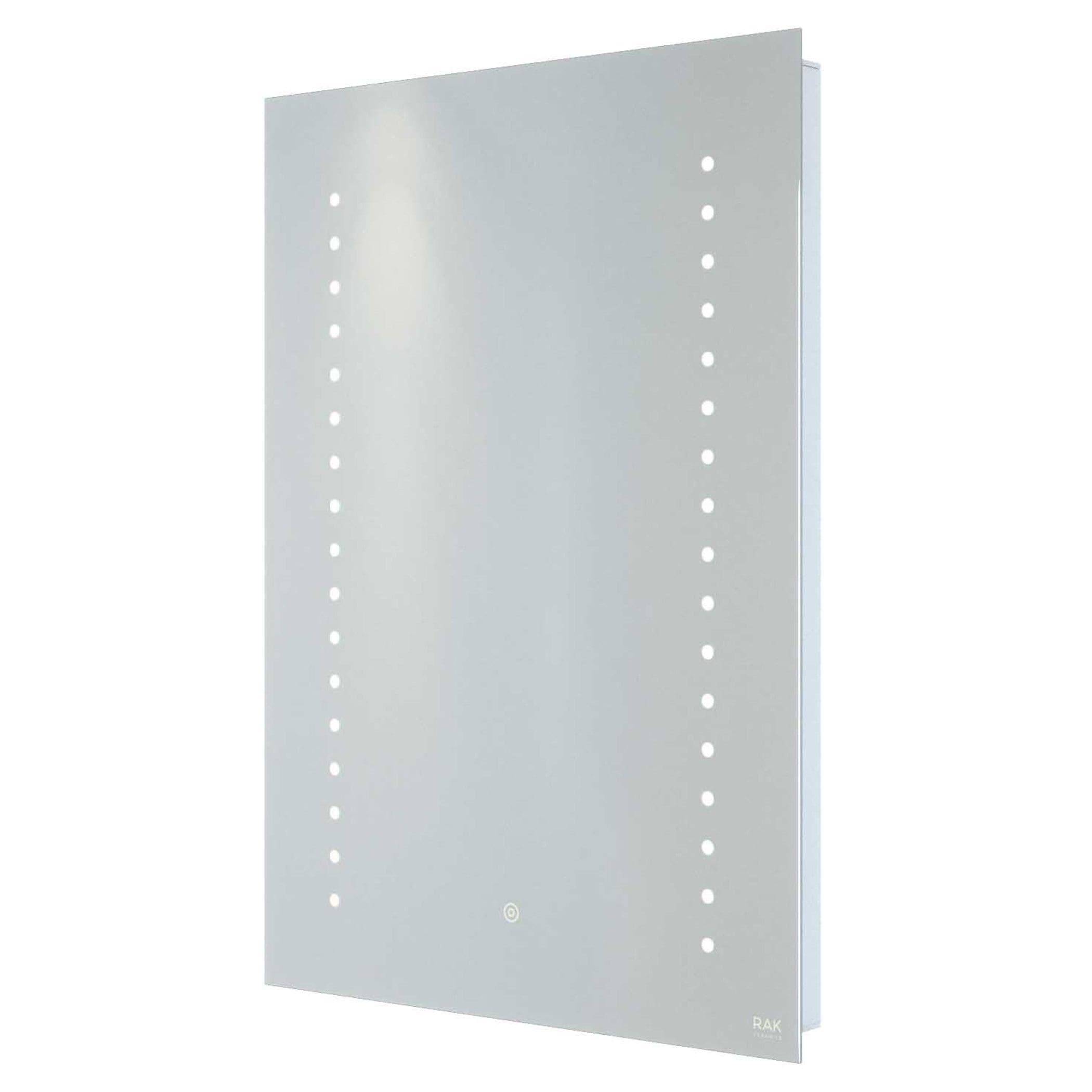 LED bathroom mirror with touch sensor and illuminated edges, ideal for modern Bubly bathrooms, offering stylish lighting and innovative features for a contemporary look.