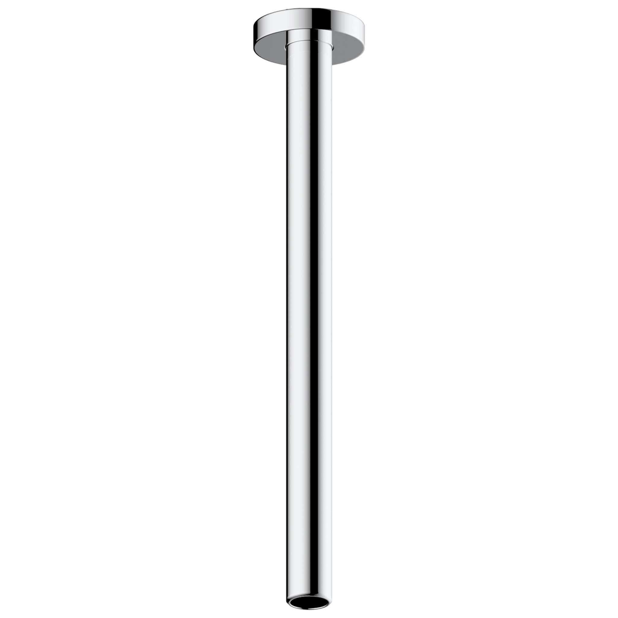 Shower rail, chrome bathroom fixture with sleek design ideal for modern Bubly bathrooms, providing a stylish and functional addition for shower installations.