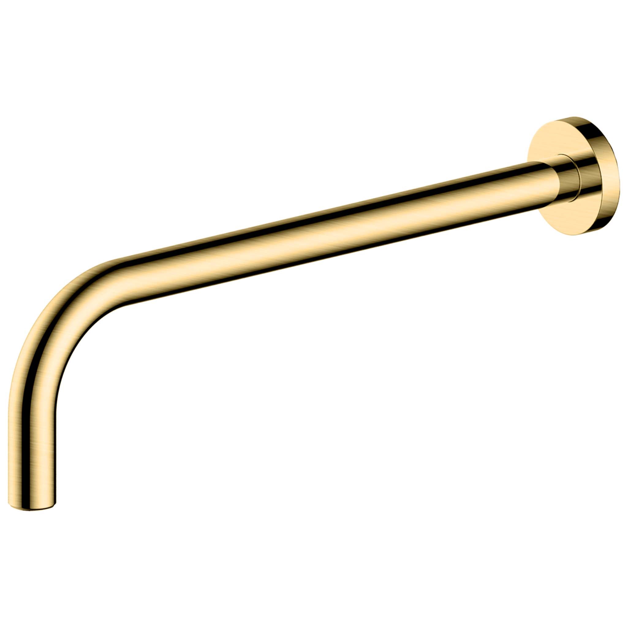 Stainless steel bathroom towel rail with sleek brushed gold finish, modern design for luxury bathroom decor. Perfect for hanging towels and enhancing bathroom aesthetics.