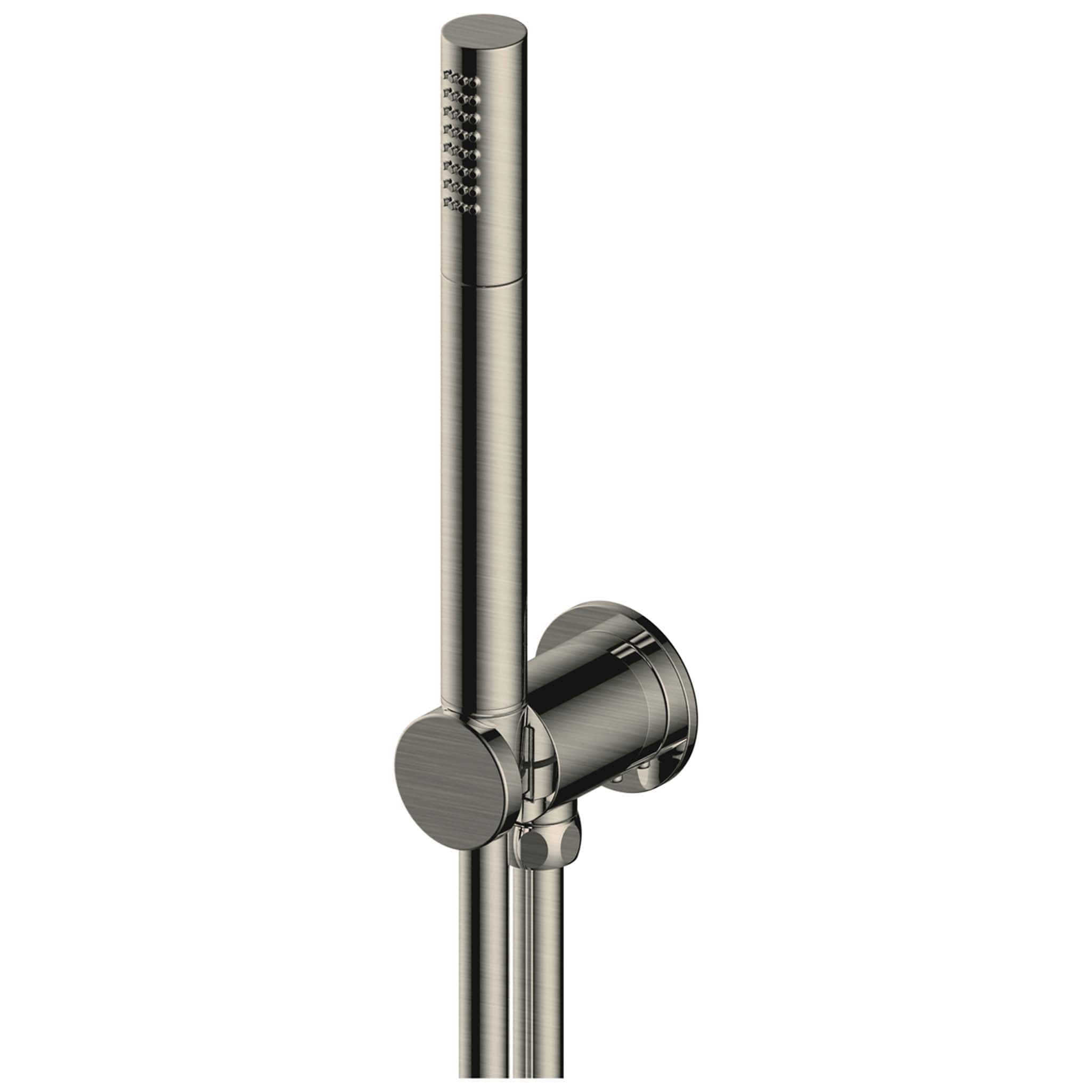 Elegant stainless steel shower head with adjustable height and modern design, perfect for luxurious bathroom bathrooms and shower systems.