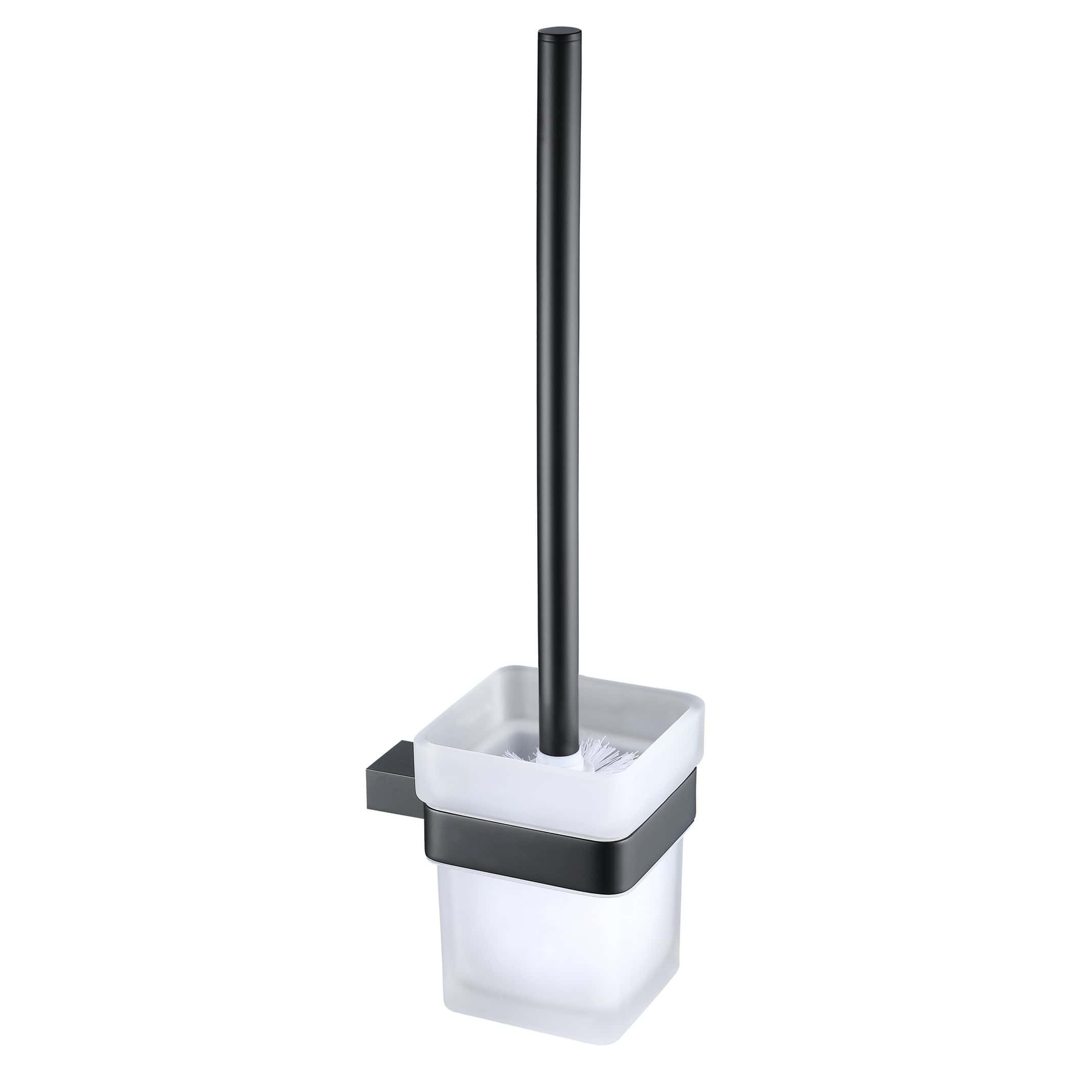 Microfibre floor cleaning kit, modern design with a mop and bucket, ideal for bathroom and kitchen cleaning, sleek black and white colours, durable and efficient cleaning tools.