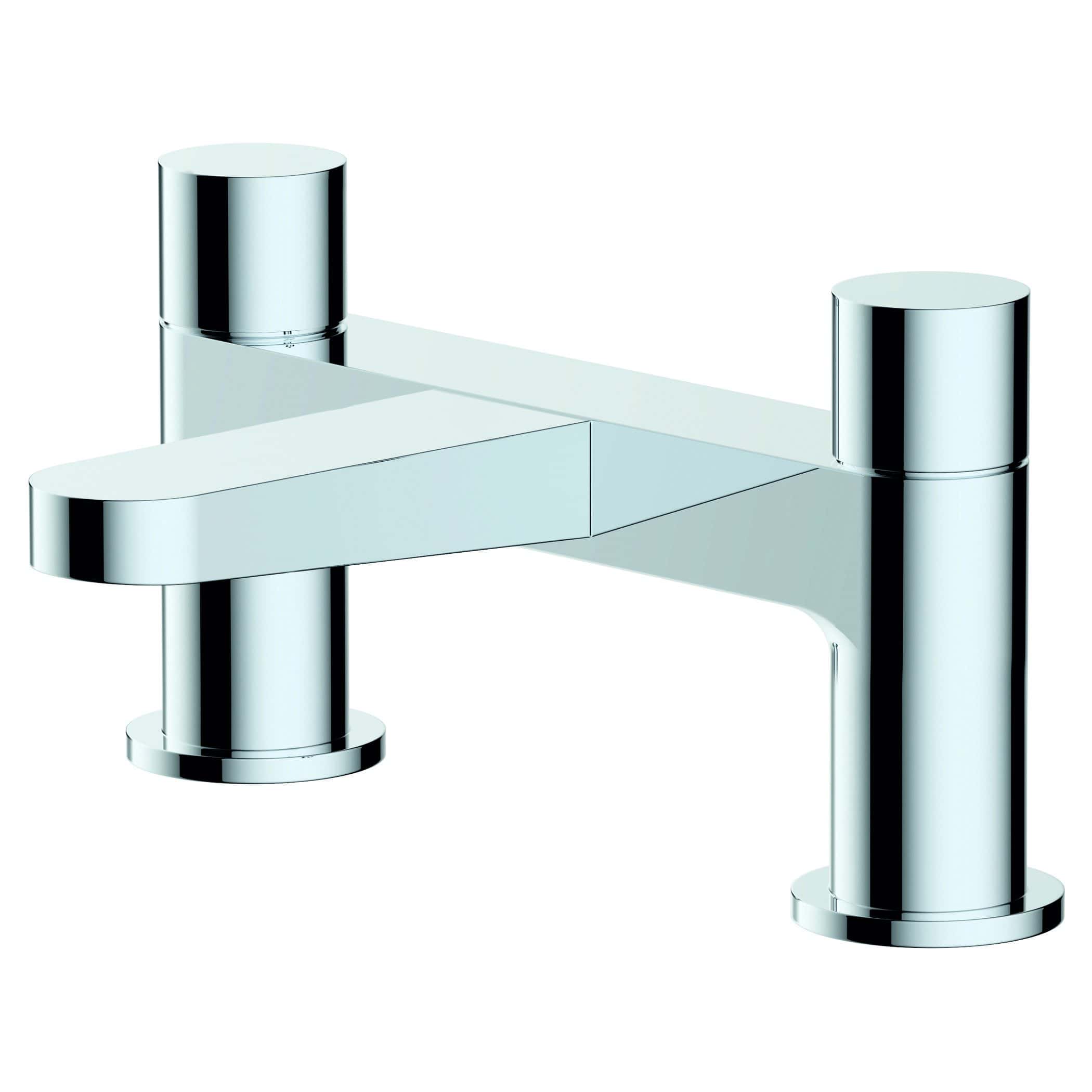 Polished chrome bathroom tap, modern design for stylish sinks and washbasins. Perfect for contemporary bathrooms, combining functionality and sleek aesthetics.