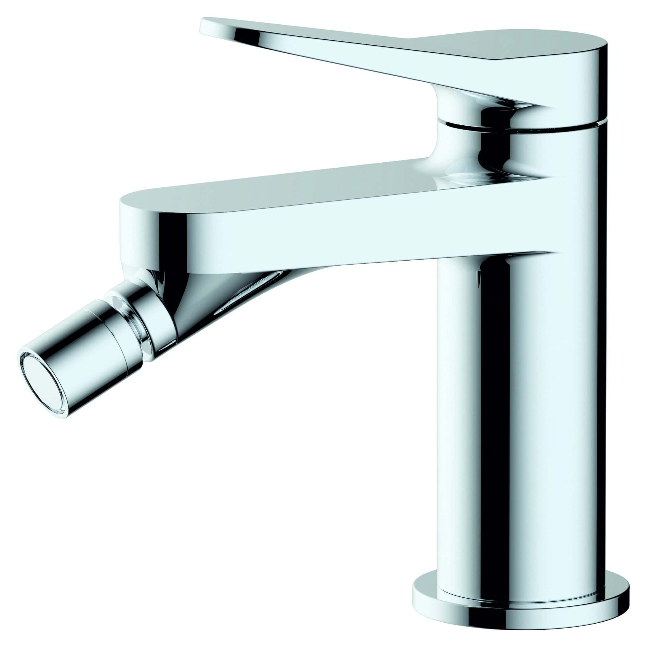 Sleek modern chrome bathroom tap with a minimalistic design, ideal for contemporary bathrooms and wash basins. Perfect for enhancing bathroom aesthetics with quality and style.