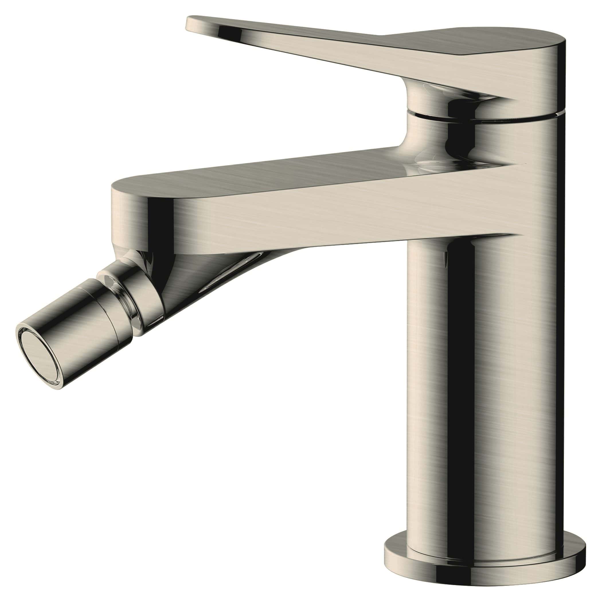 Sleek modern stainless steel bathroom faucet with a contemporary design, perfect for stylish bathroom upgrades and high-quality fixtures.