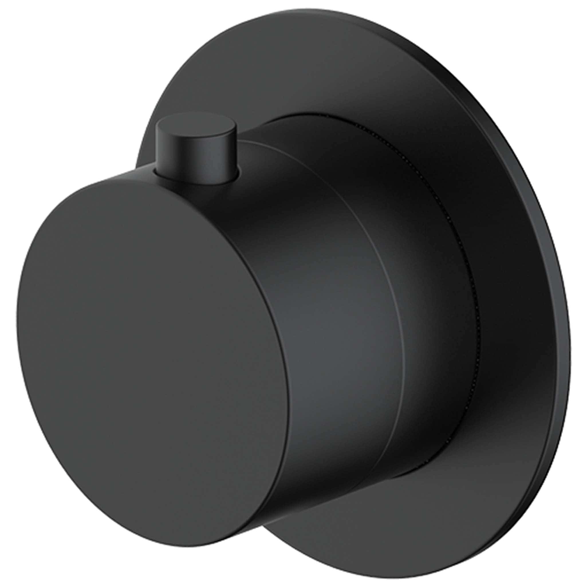 Sleek black thermostatic shower valve for modern bathroom setups. Durable, easy to operate, and stylishly minimalist design perfect for enhancing bathroom functionality and aesthetics.