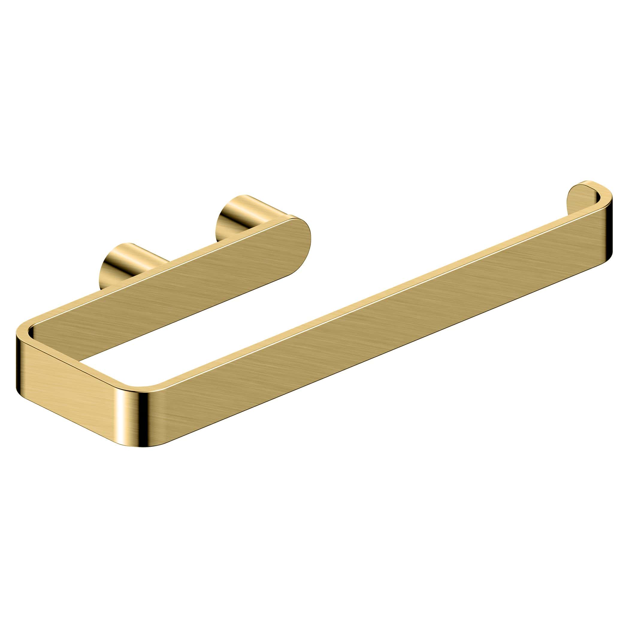 Sleek gold towel rail for modern bathrooms, perfect for hanging towels and accessories, with a contemporary design that adds luxury and elegance to your bathroom decor.
