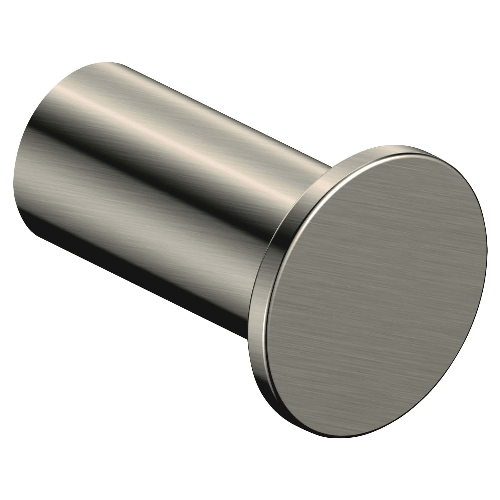 Brushed stainless steel bathroom door handle, modern and sleek design for contemporary bathrooms, durable and corrosion-resistant hardware for premium bathroom fixtures.