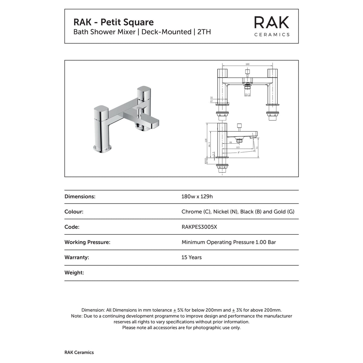 Elegant chrome bathroom shower mixer tap with modern design, deck-mounted for stylish bathing solutions. Suitable for stylish bathrooms and reliable performance.
