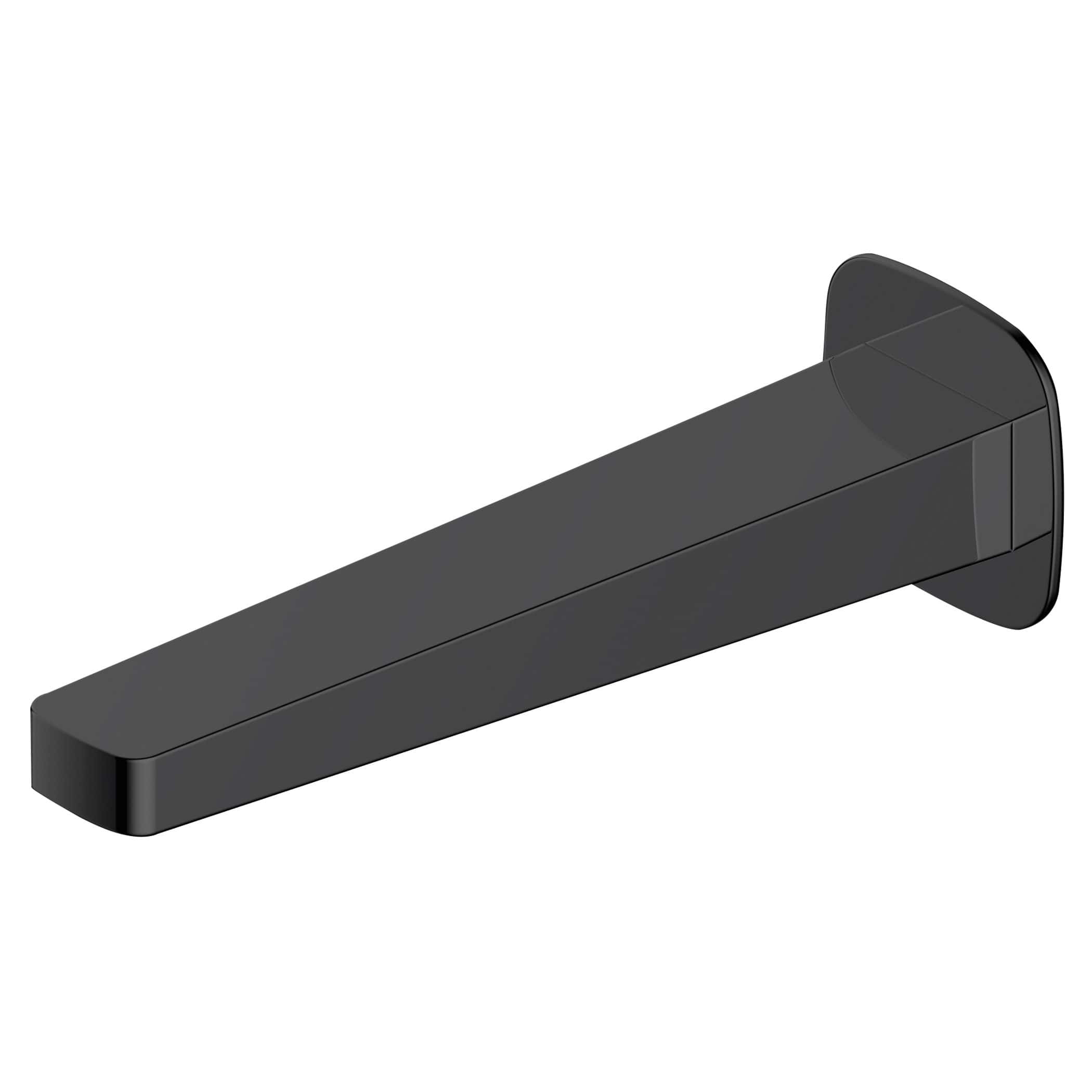 Contemporary black bathroom grab bar for safety and support, ideal for modern bathroom interiors, made of durable materials with sleek minimalist design.