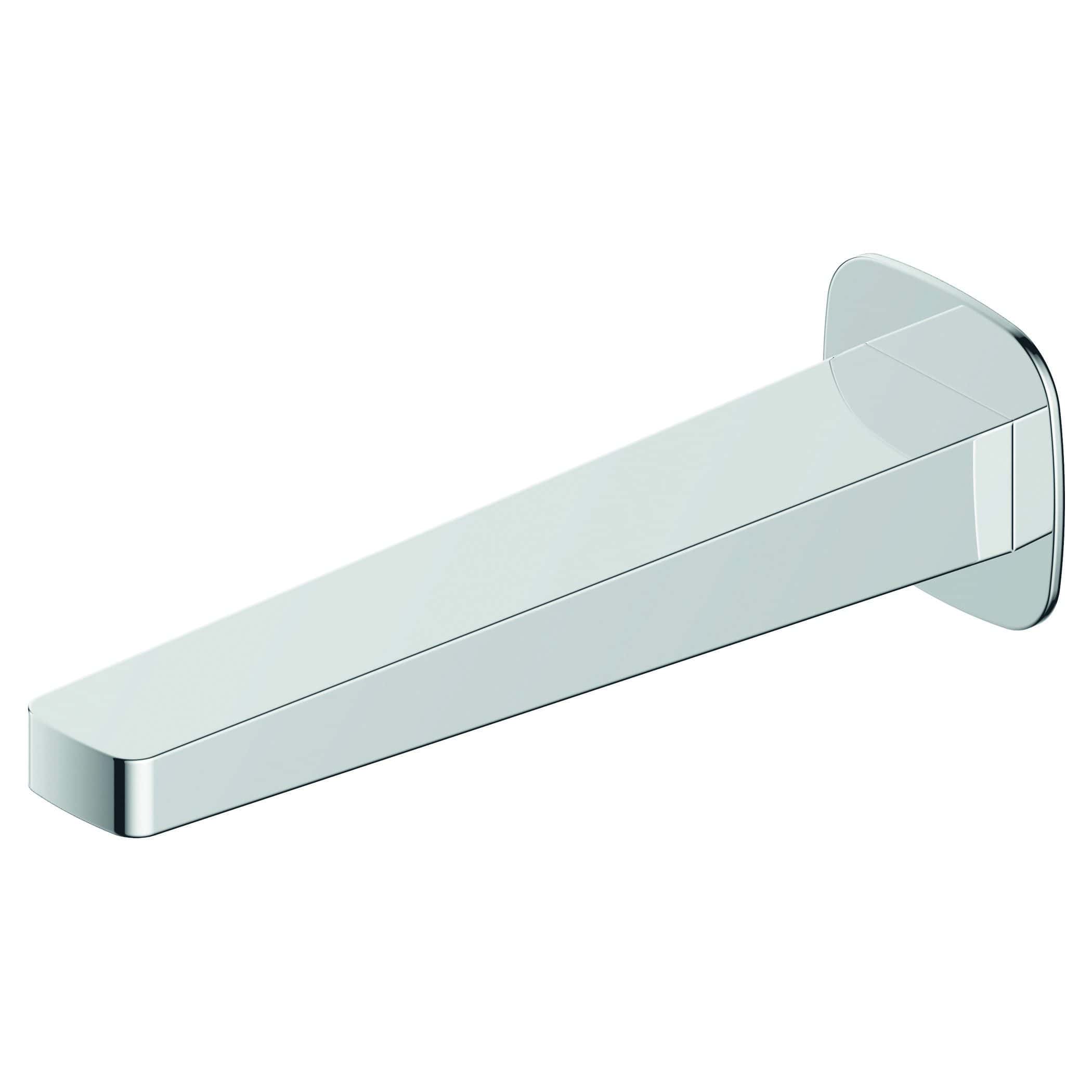 Sleek modern aluminium bathroom towel rail with polished finish, ideal for contemporary bathrooms, providing stylish towel hanging and efficient heat distribution.