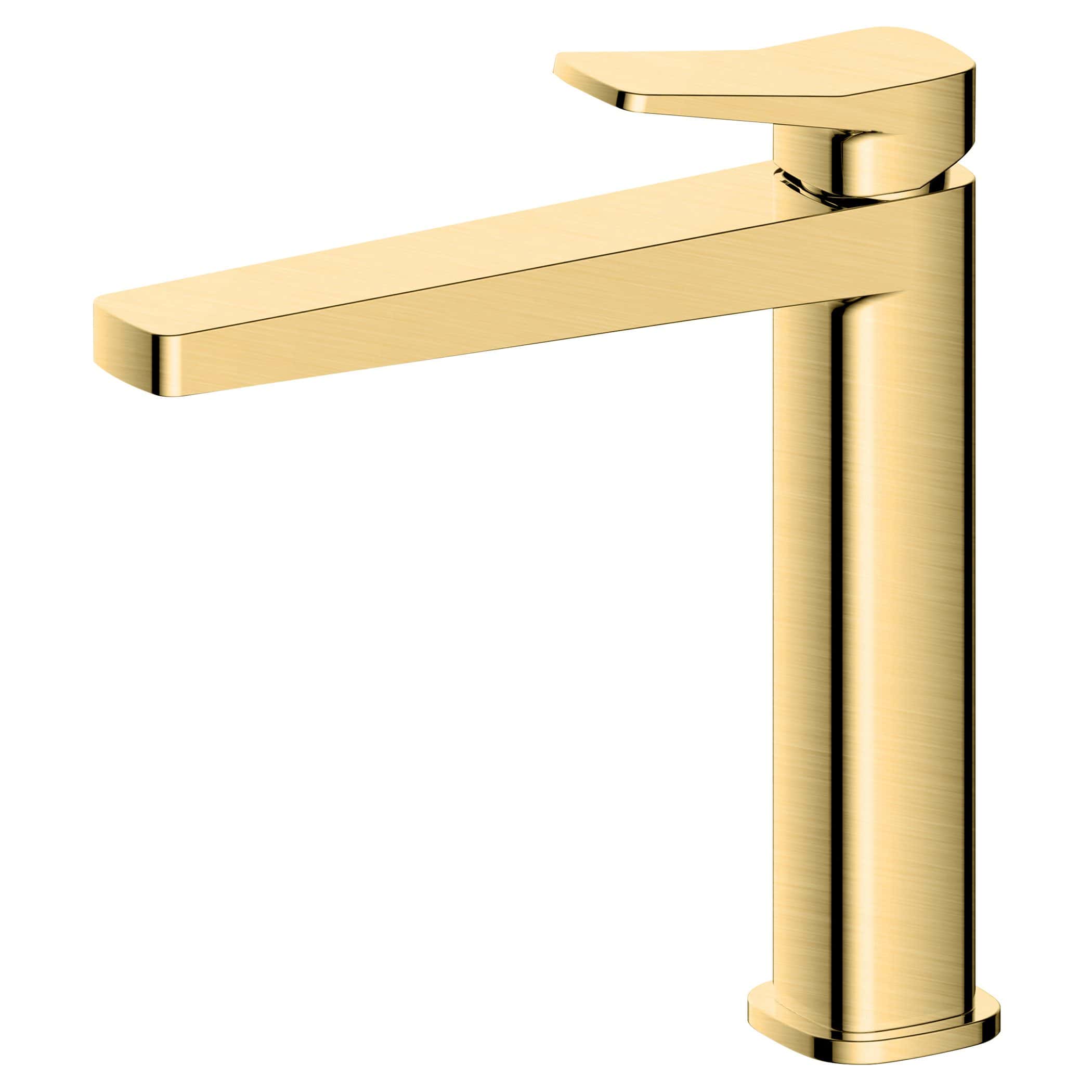 Sleek gold bathroom tap faucet with modern design, ideal for contemporary bathroom renovations and stylish fixtures. High-quality material ensures durability and elegance.