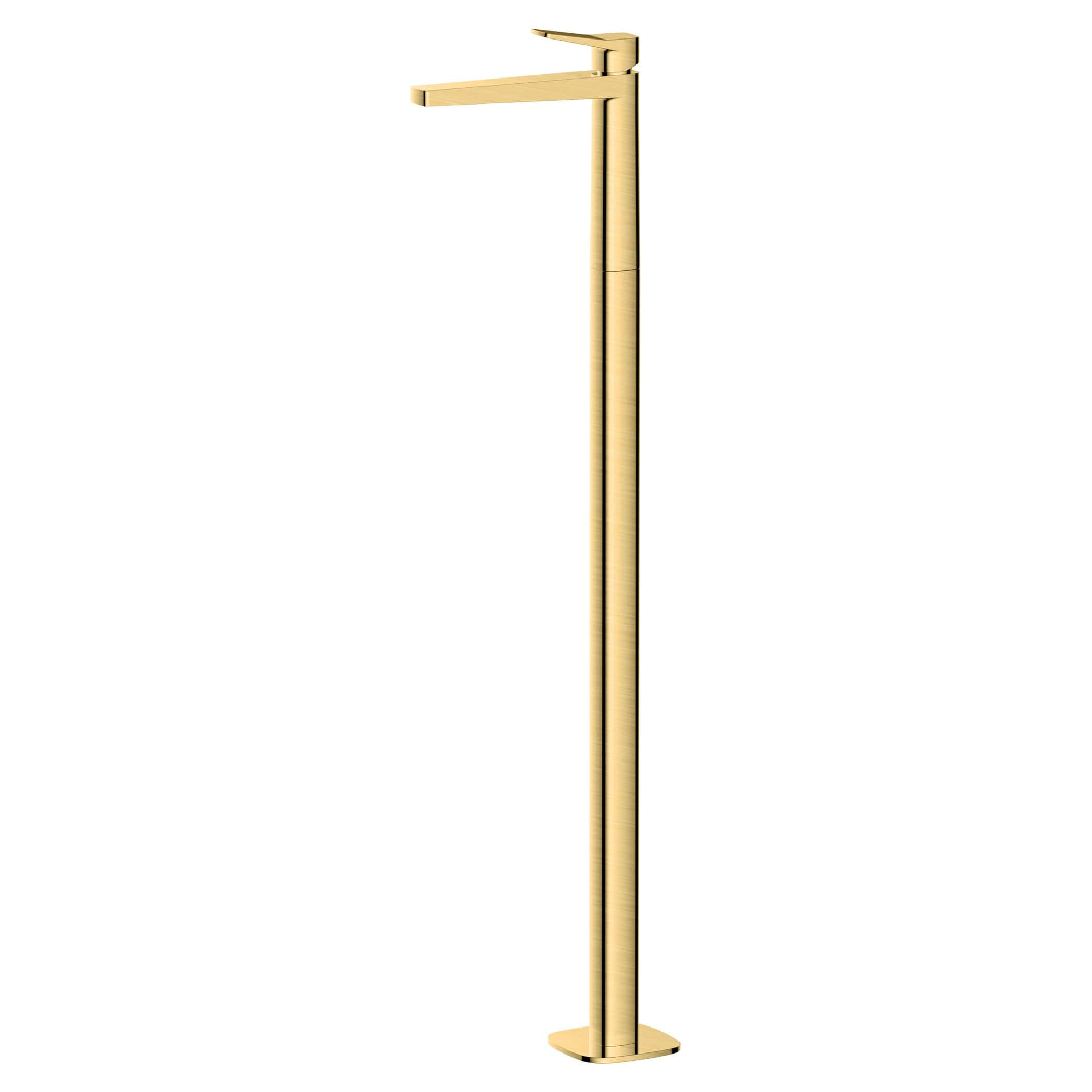 Sleek gold bathroom faucet with modern design, ideal for contemporary fixtures and stylish bathroom decor. Perfect for adding a touch of luxury to any bathroom setting.