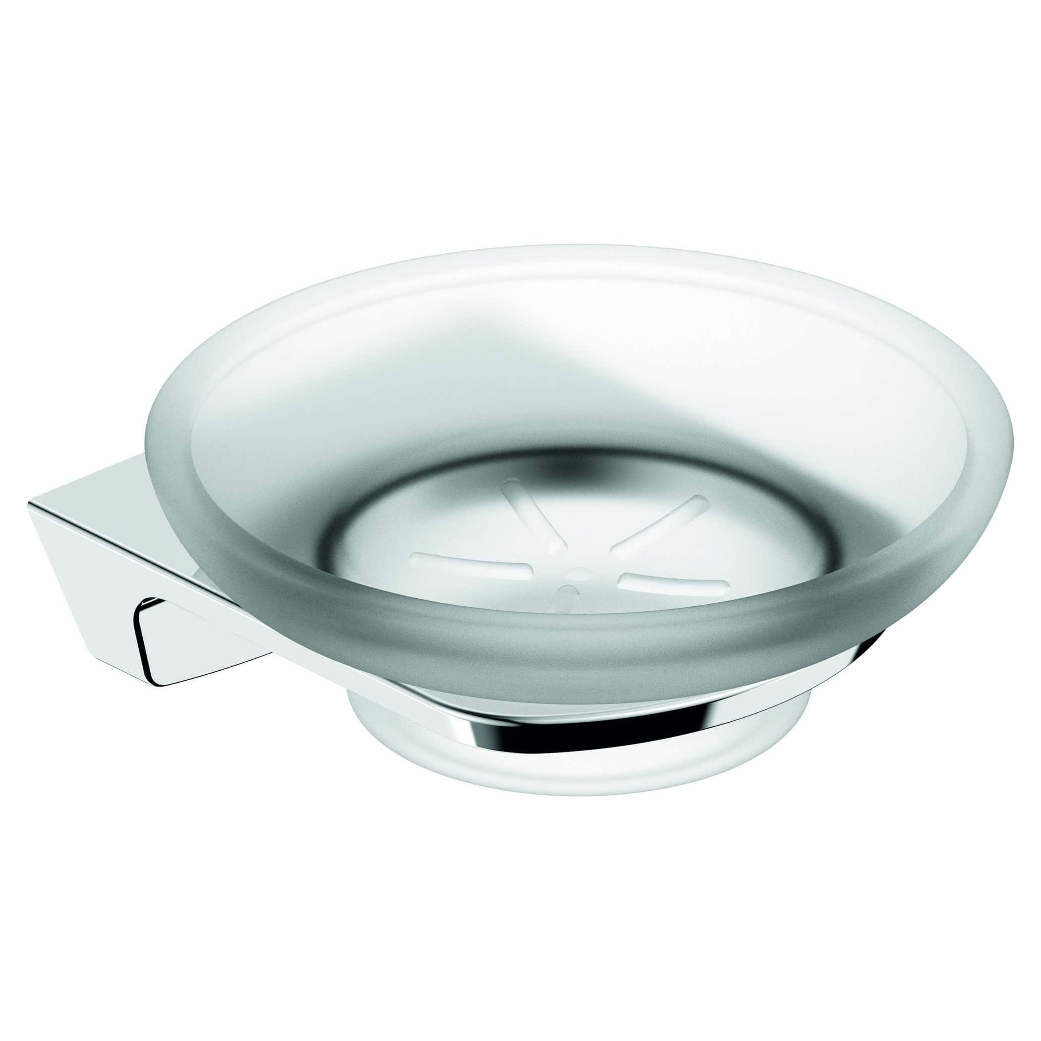 Stainless steel shower basin with chrome drain cover, ideal for modern bathroom plumbing and drainage solutions. Durable and sleek design, perfect for bathroom renovations or new installations.
