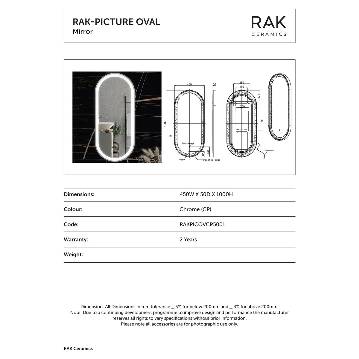 Mirror with LED lighting, oval shaped bathroom mirror from Bubly Bathrooms, ideal for modern interior decor, featuring a sleek glow and touch sensor control.