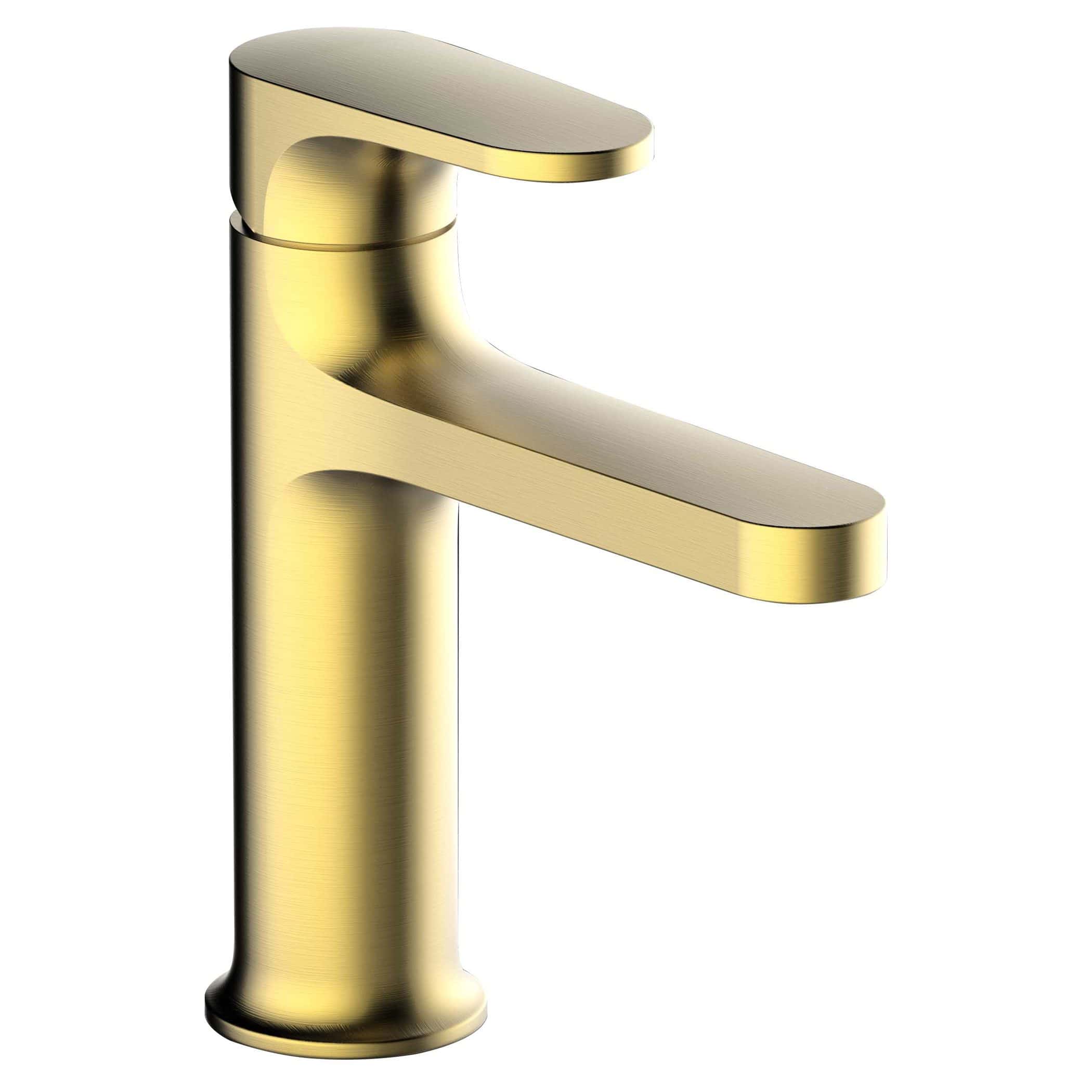 Brass bathroom sink faucet with modern design, perfect for stylish bathroom renovations. High-quality, durable, and easy to install, suitable for contemporary bathrooms.
