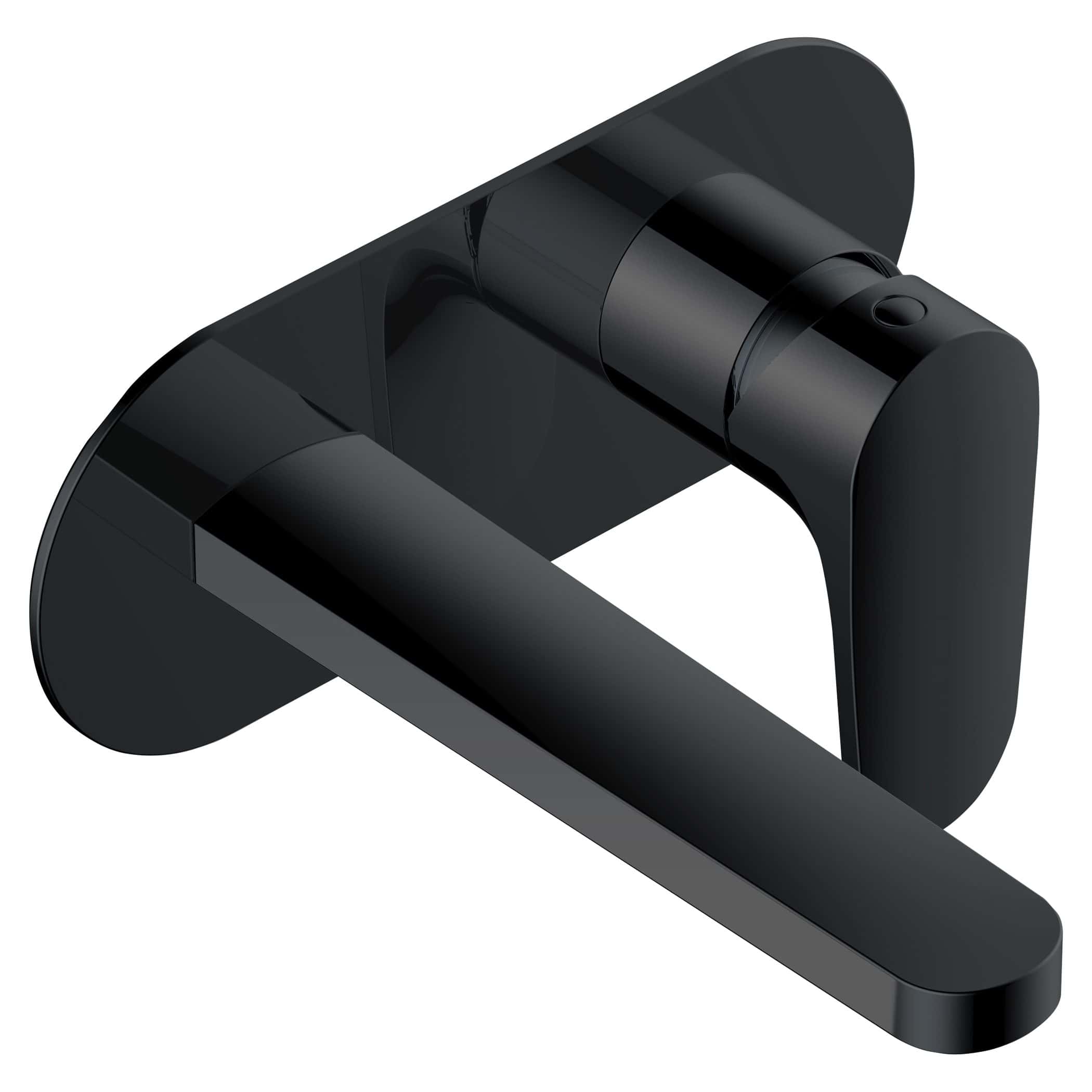 Black modern bathroom faucet with sleek, minimalist design for contemporary bathrooms on Bubly Bathrooms UK. Perfect for a stylish, functional bathroom upgrade.