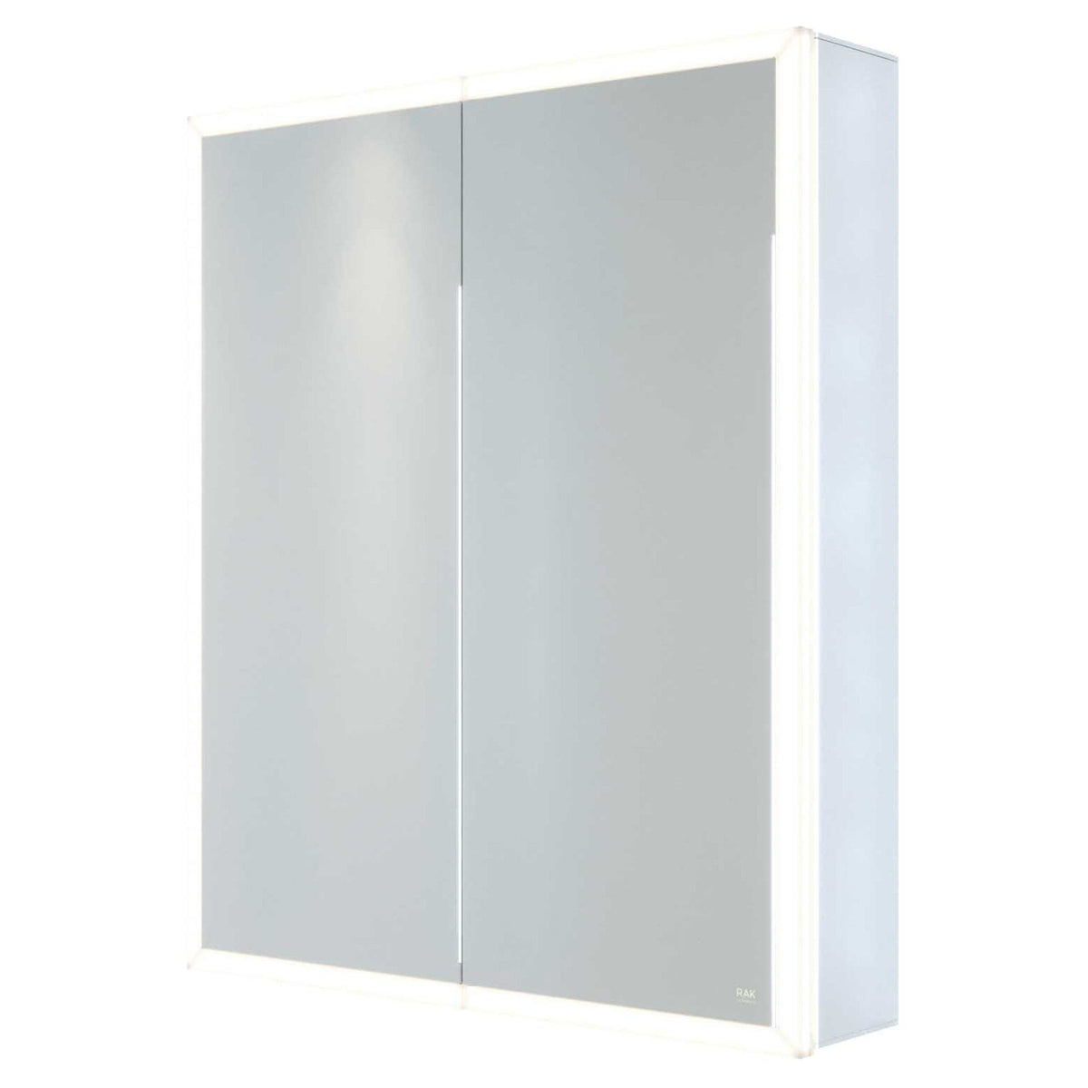 Modern grey mirrored bathroom cabinet with sleek design from Bubly Bathrooms. Perfect for stylish storage and organisation in contemporary bathrooms.