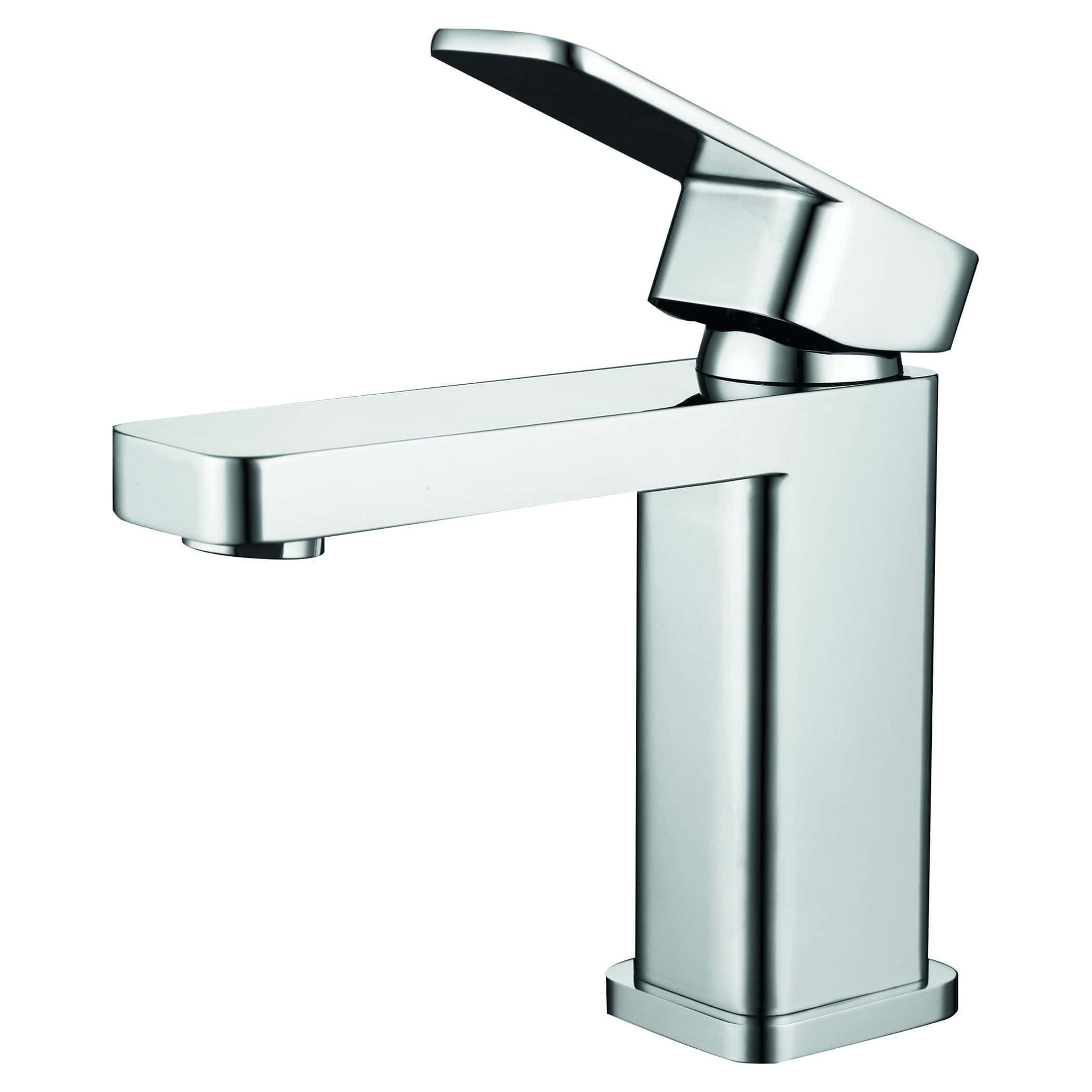 Modern chrome bathroom sink tap with a sleek, minimalist design, ideal for contemporary bathrooms at bubly.co.uk.