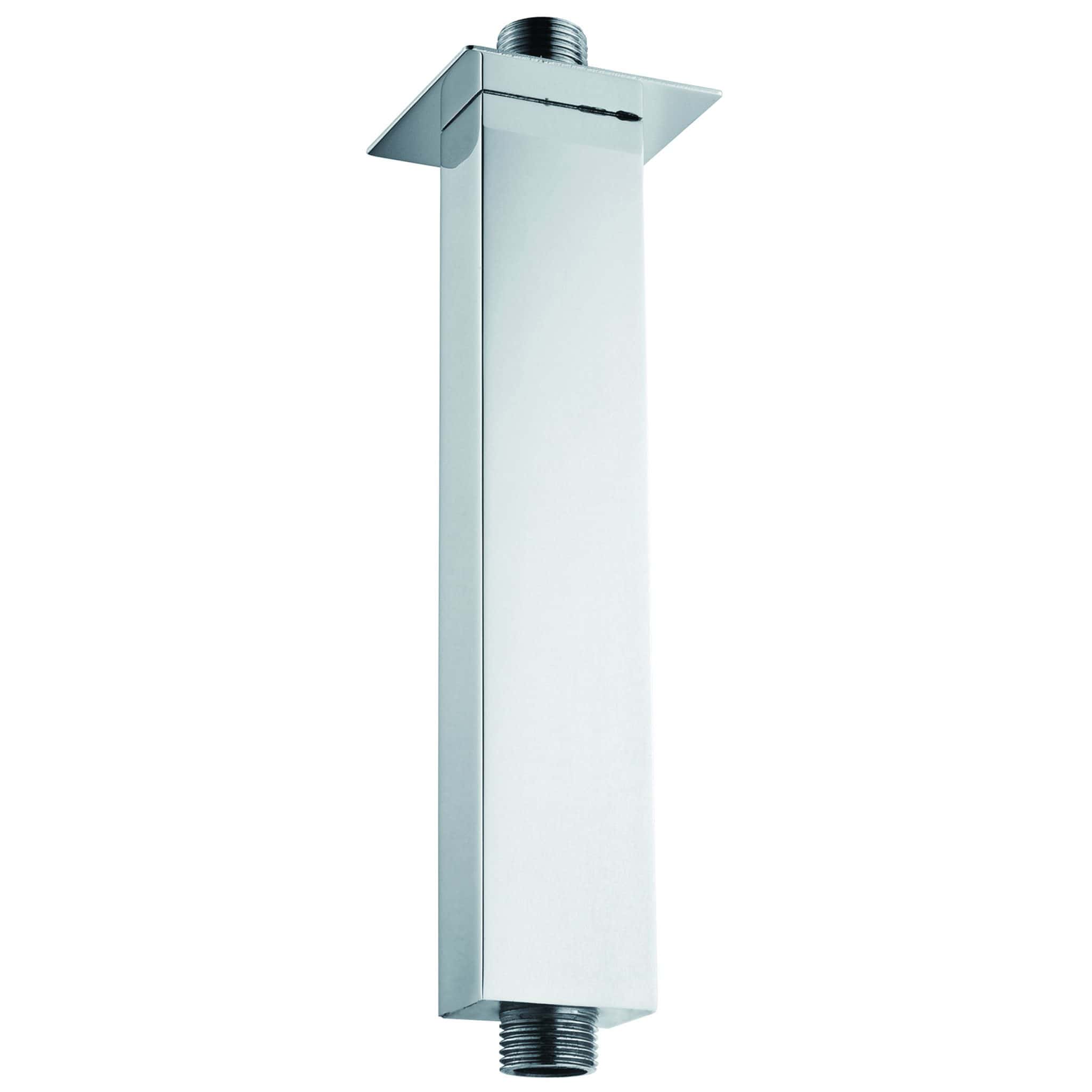 High-quality bathroom shower arm for modern Bubly bathrooms, made of durable chrome finish, compatible with standard fittings, enhancing your shower experience.