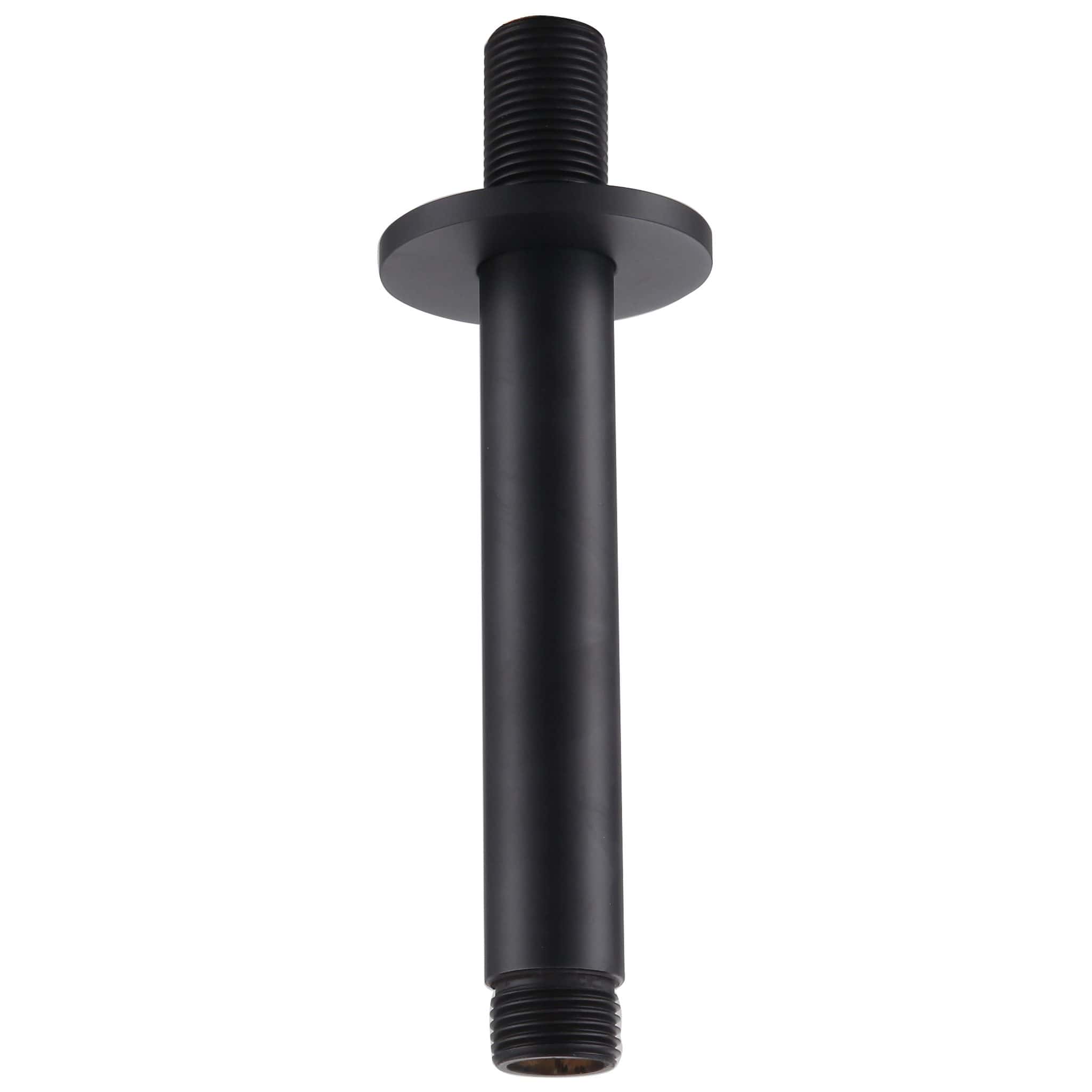 High-quality black bathroom pipe fitting, durable plumbing component for modern bathrooms, perfect for sink and toilet installations, part of Bubly Bathrooms' premium plumbing accessories.