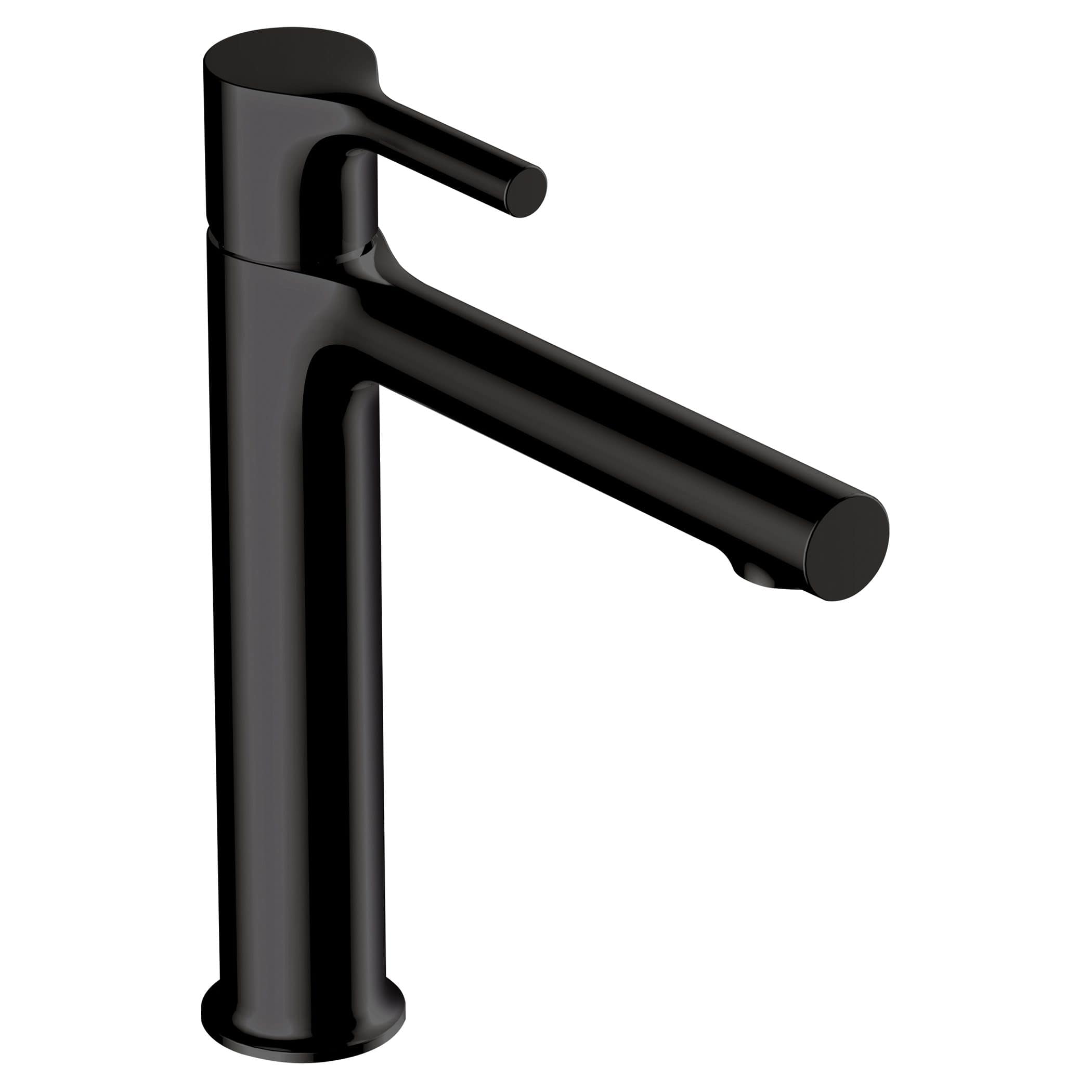 Black bathroom tap, modern matte black basin mixer faucet for stylish bathroom upgrades. Flows with sleek design and durable finish, ideal for contemporary bathroom design.