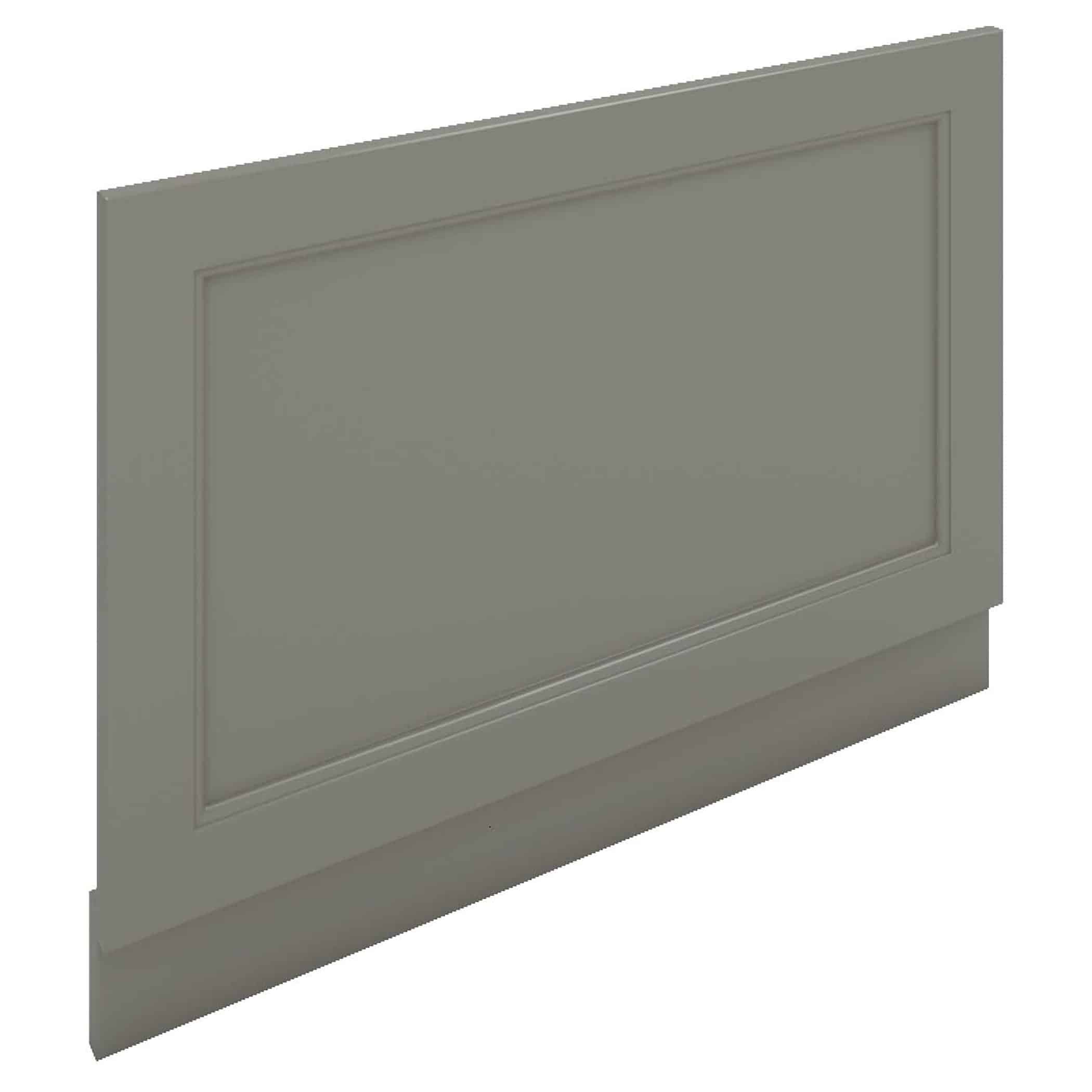 Fluted grey bathroom cabinet with a classic panel design, ideal for modern bathroom storage solutions. Durable, stylish, and perfect for organising toiletries and accessories.