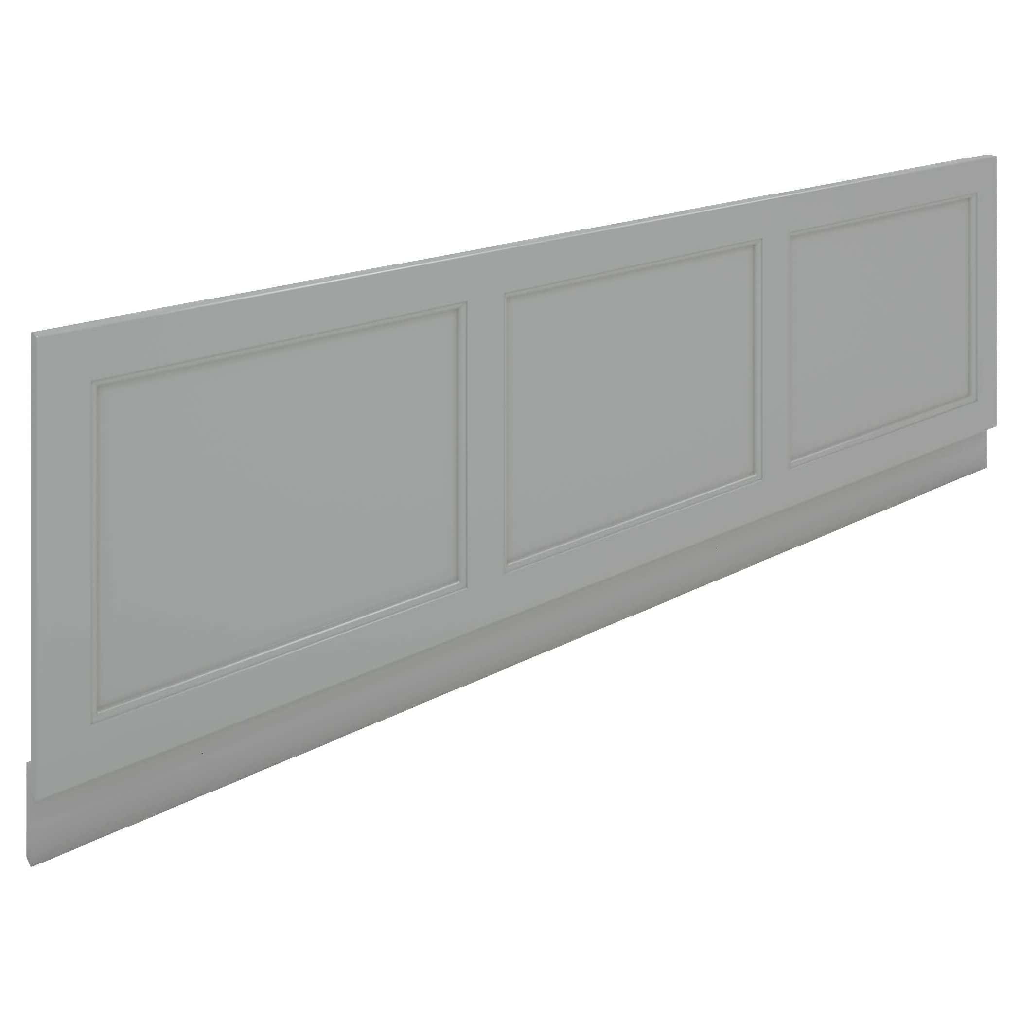 Elegant white bathroom panel with classic panelled design, ideal for contemporary or traditional bathroom renovations, adding style and sophistication.
