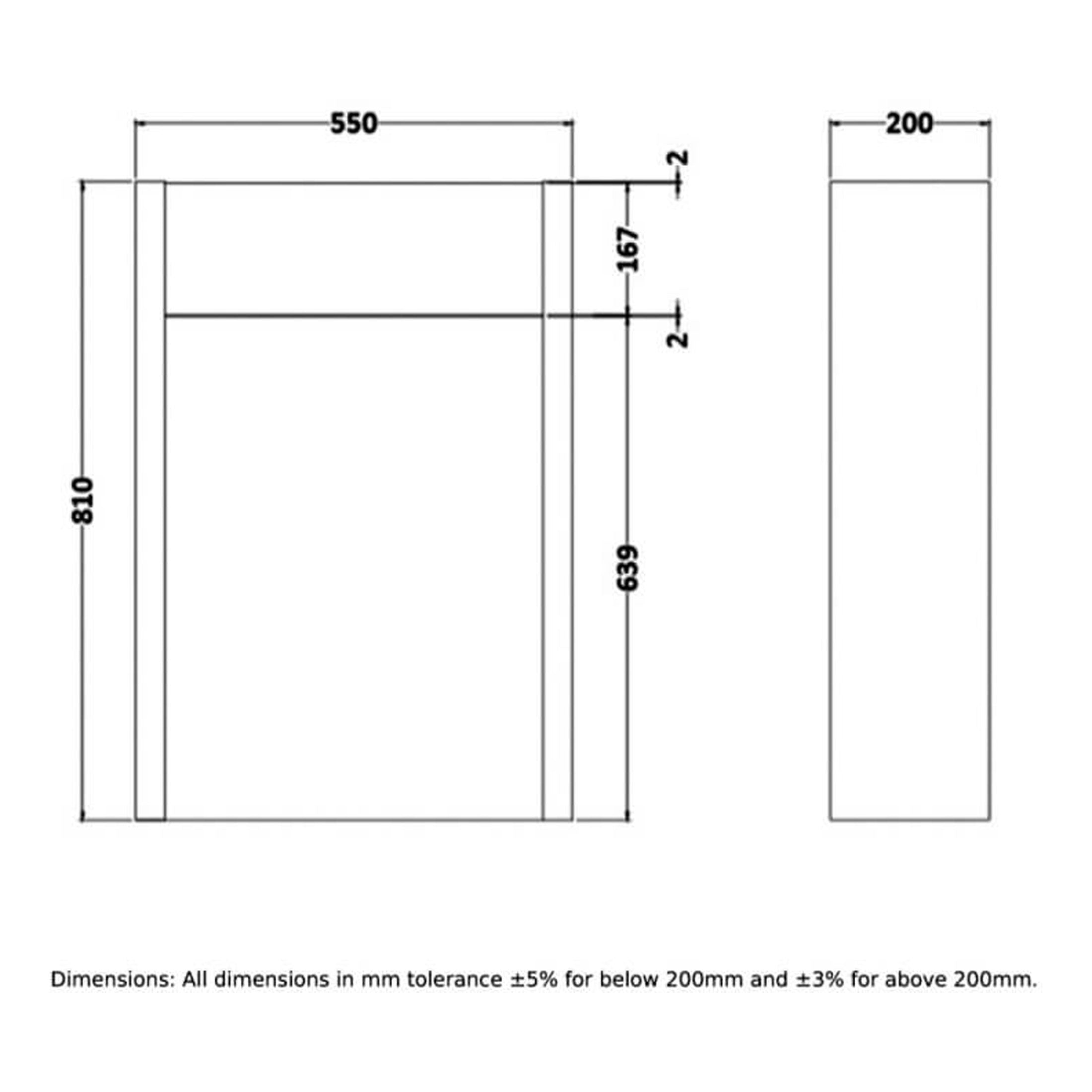 Modern bathroom cabinet with sleek design, precise measurements, and ample storage space by Bubly Bathrooms, ideal for contemporary UK bathrooms.