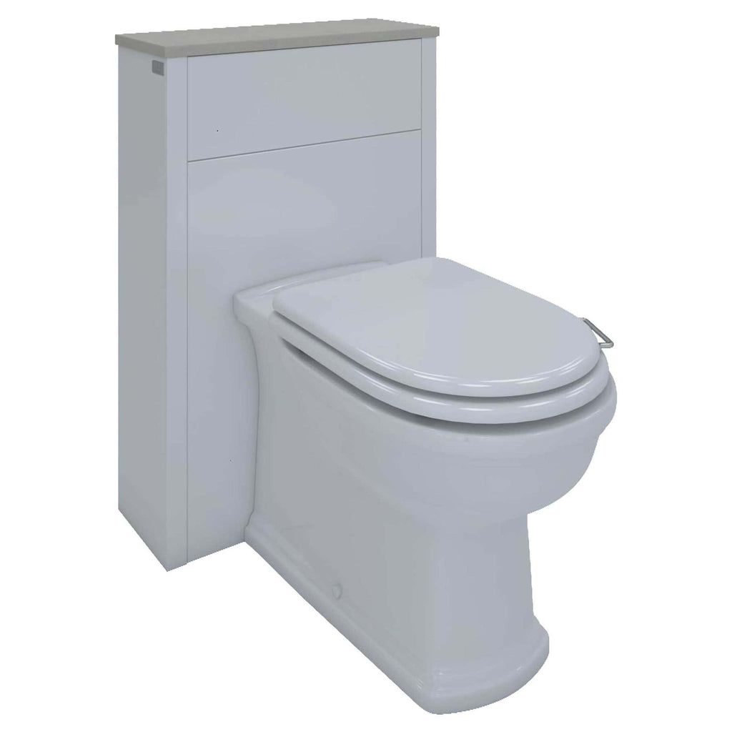 Modern white toilet with built-in bidet and concealed cistern for bathroom comfort and hygiene. Designed for efficient space utilisation and easy cleaning. Perfect for contemporary bathroom setups.