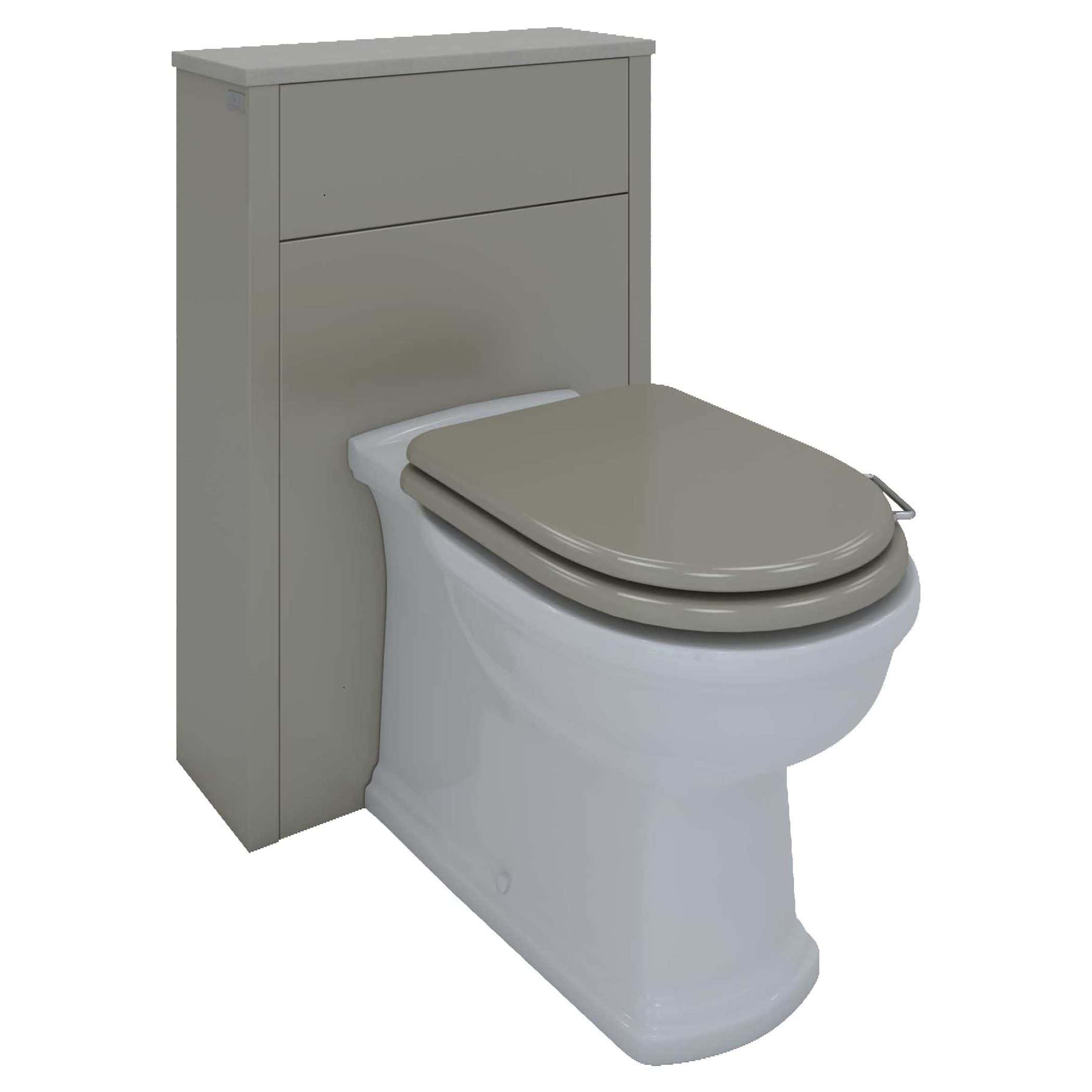 Sleek grey toilet with built-in storage unit, designed for modern bathrooms and optimal space efficiency. Perfect for stylish, functional bathroom upgrades.