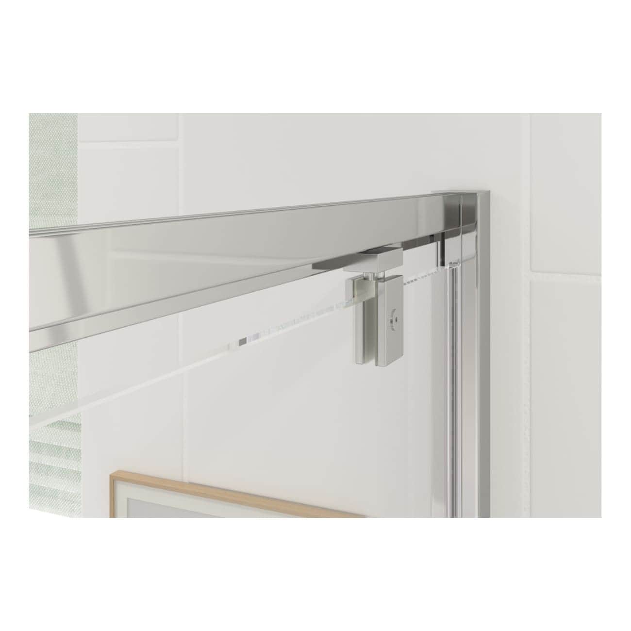 High-quality stainless steel sliding barn door hardware with secure lock mechanism, ideal for modern bathroom renovation projects, offering smooth, durable, and space-saving door operation.