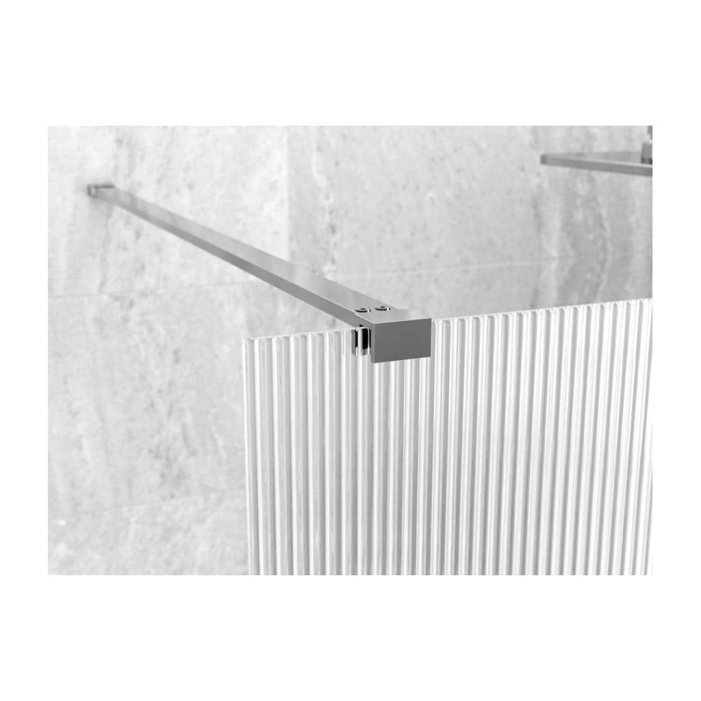 Modern aluminium towel rail with sleek, minimalist design, ideal for contemporary bathrooms for stylish and functional space-saving warmth.