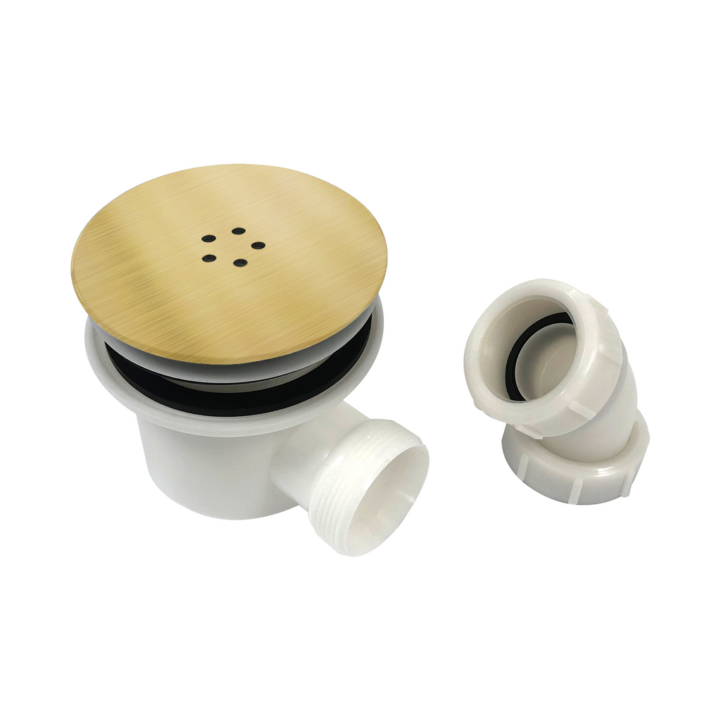 Scudo Fast Flow Waste - Brushed Brass