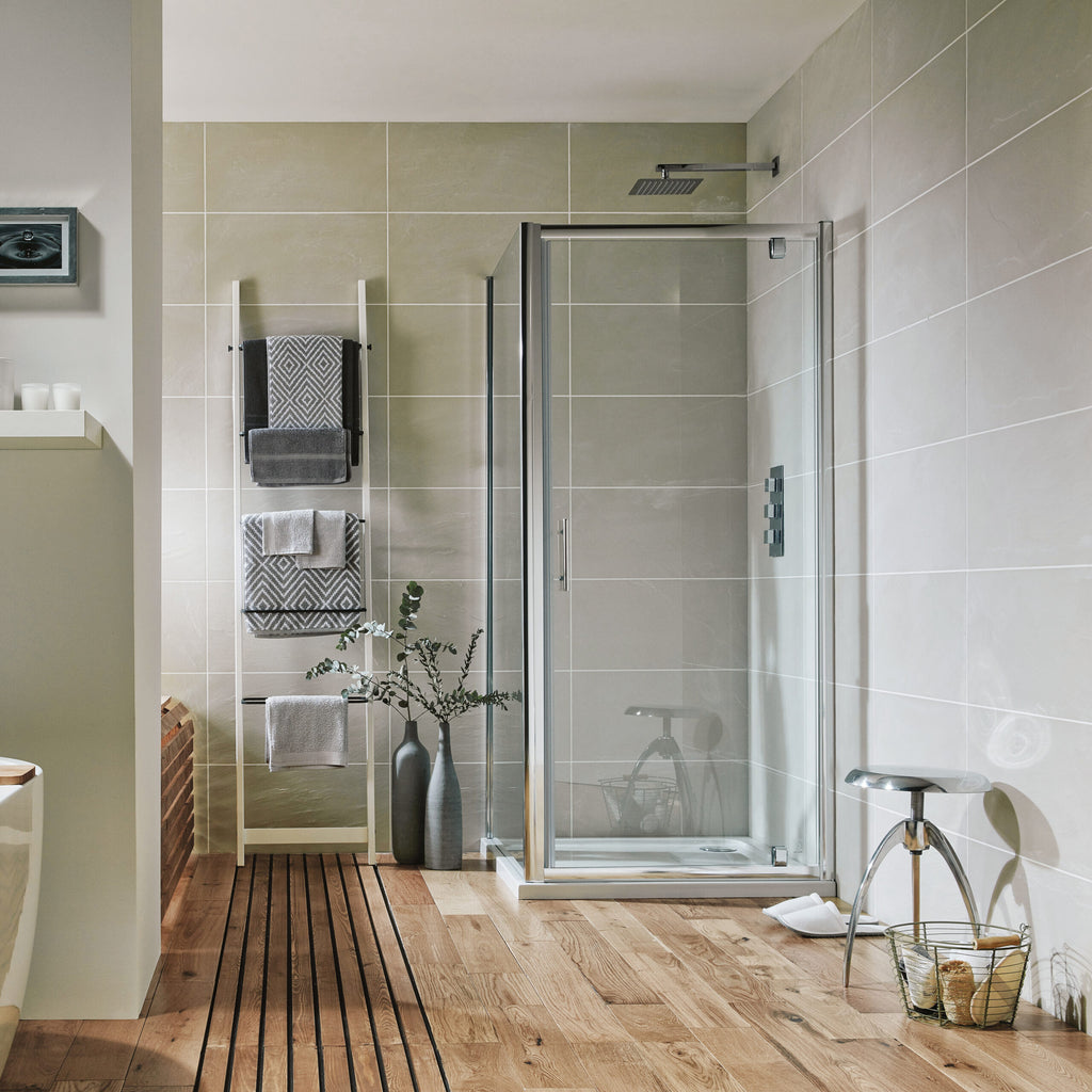 Scudo Korra Sliding Shower Door With Side Panel