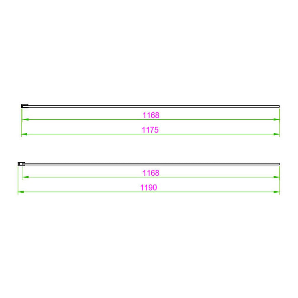Scudo Forte Wetroom Glass Panel