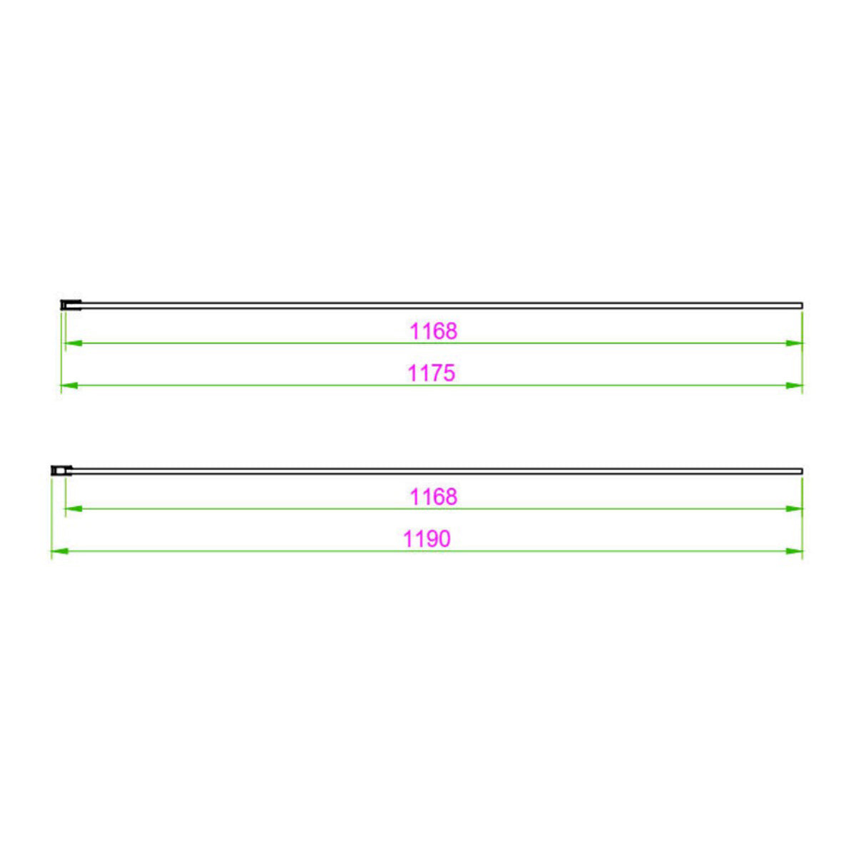 Scudo Forte Wetroom Glass Panel