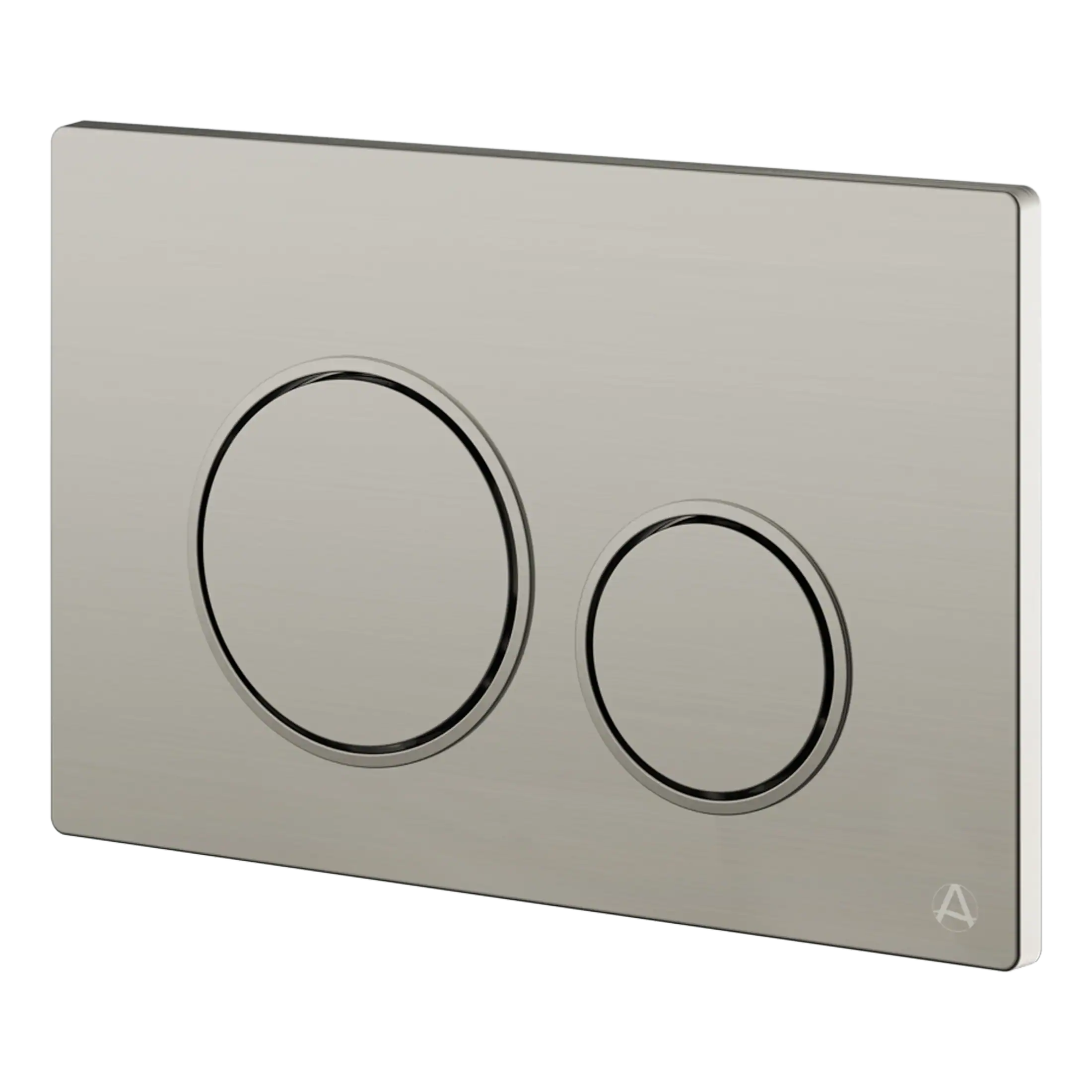 Aqualla Solara Round Button Dual Flush Plate