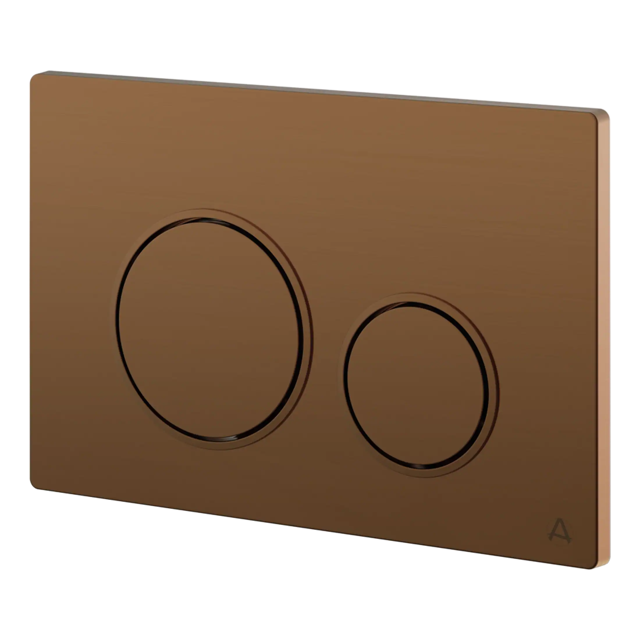 Aqualla Solara Round Button Dual Flush Plate