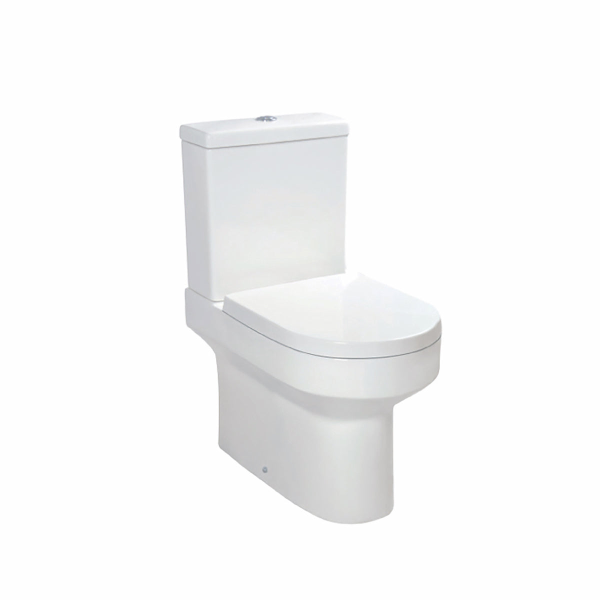 Scudo Spa Rimless Closed Back Close Coupled Toilet With Cistern & Wrap Over Seat
