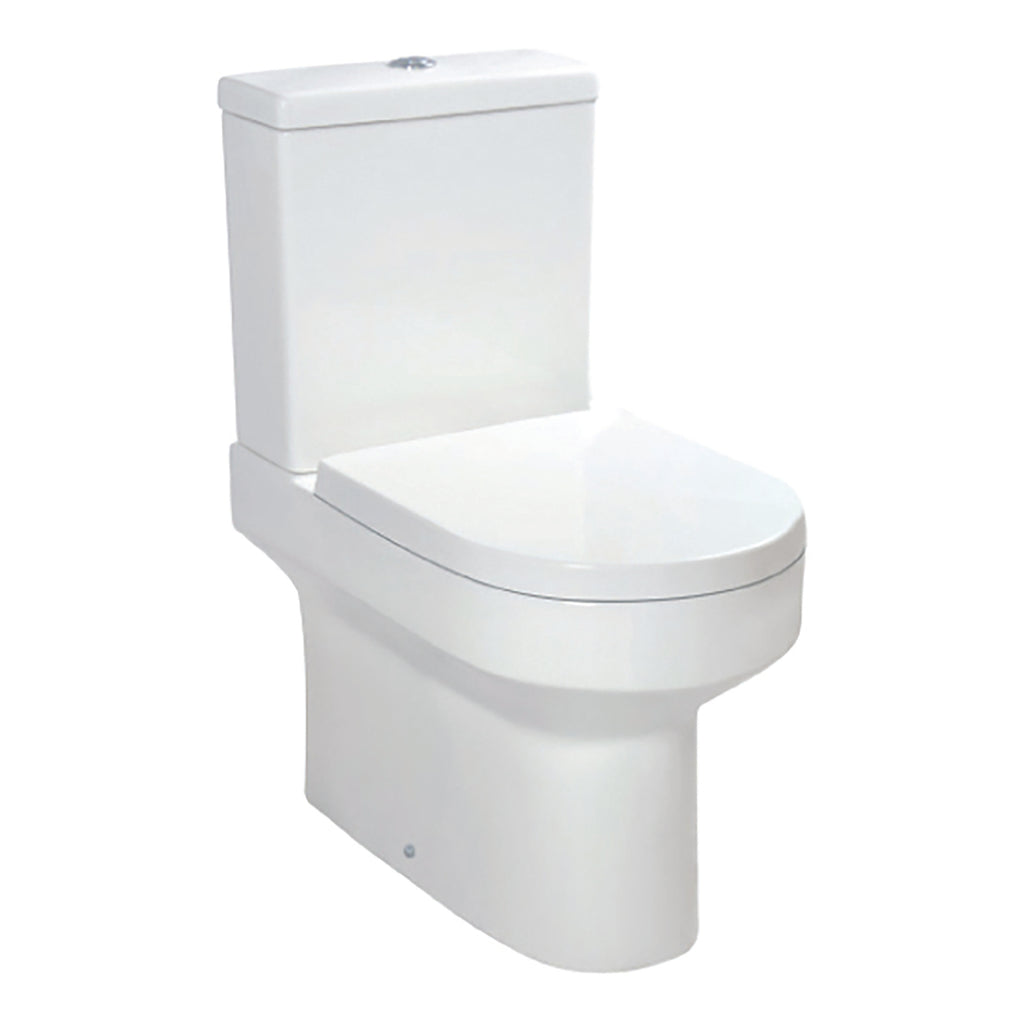 Scudo Spa Comfort Height Close Coupled Toilet With Cistern And Soft Close Seat - White