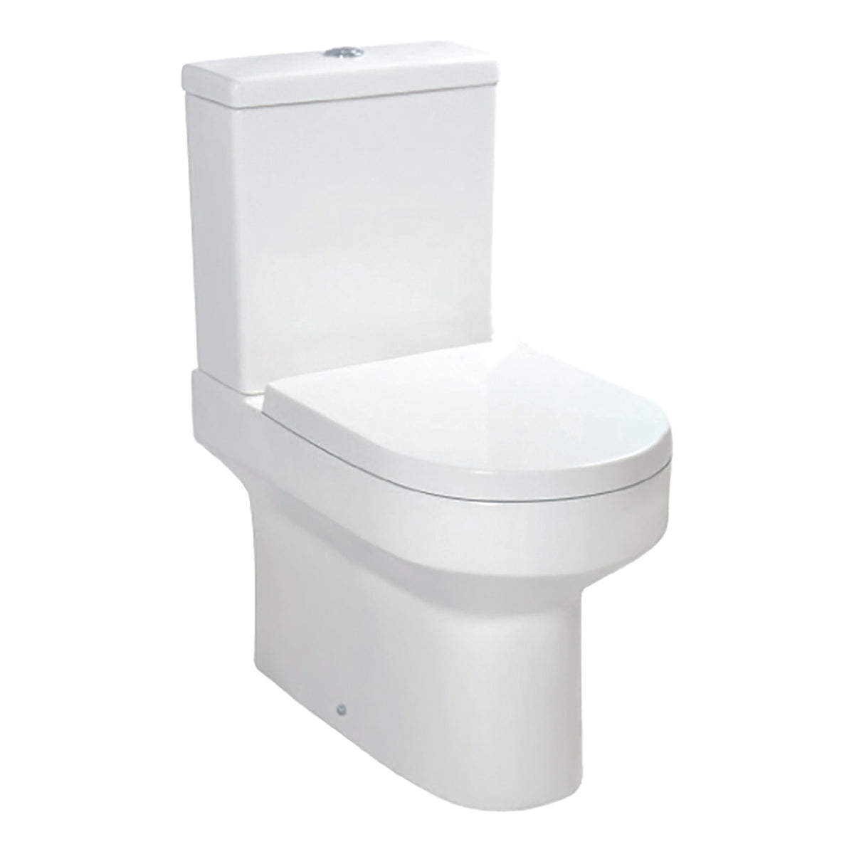 Scudo Spa Comfort Height Close Coupled Toilet With Cistern And Soft Close Seat - White